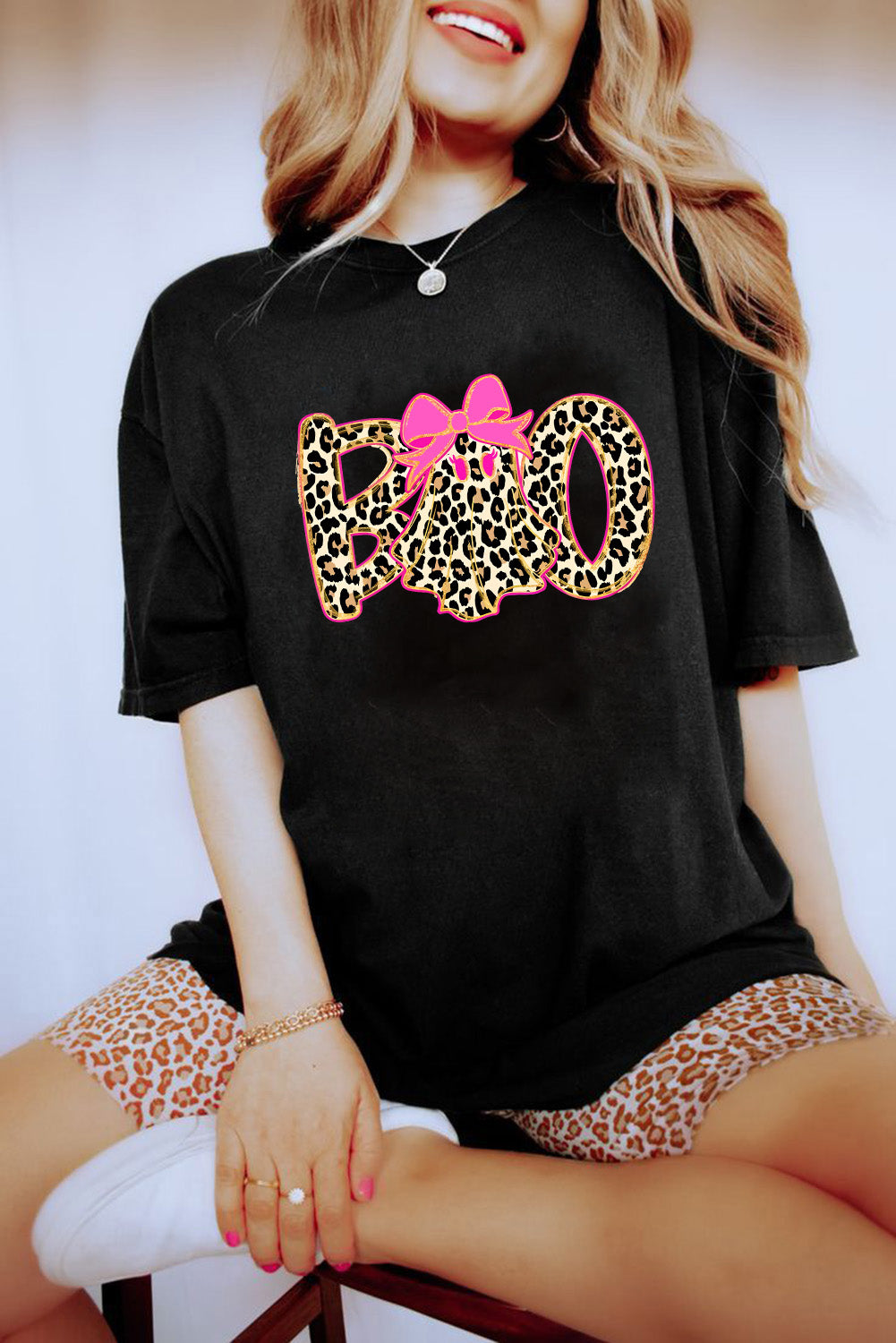 Leopard BOO & Country Twang Halloween T-Shirt