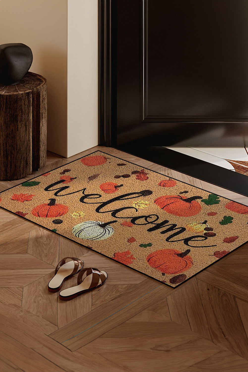 Harvest Welcome Fall-Themed Doormat