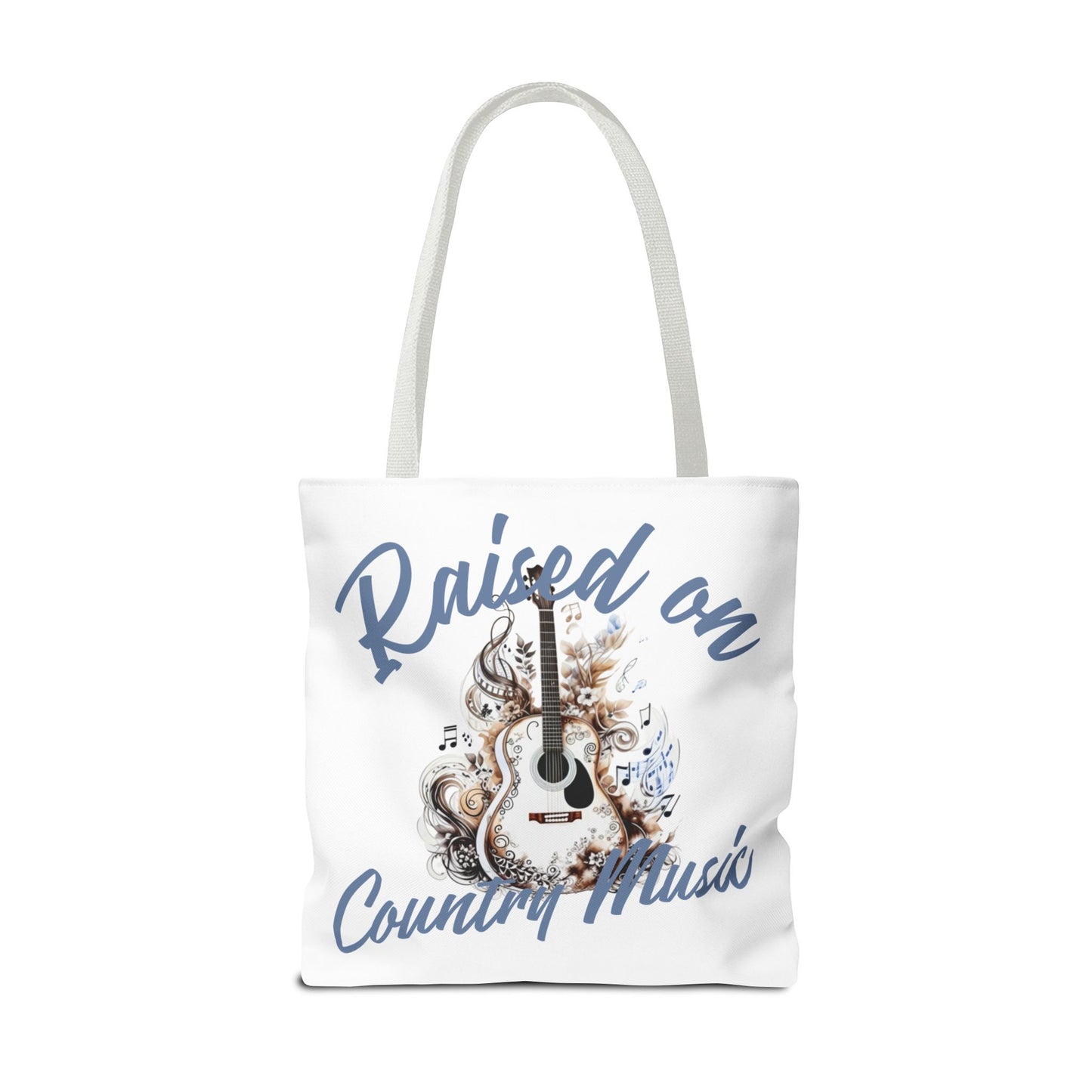 Raised on Country Music Tote Bag