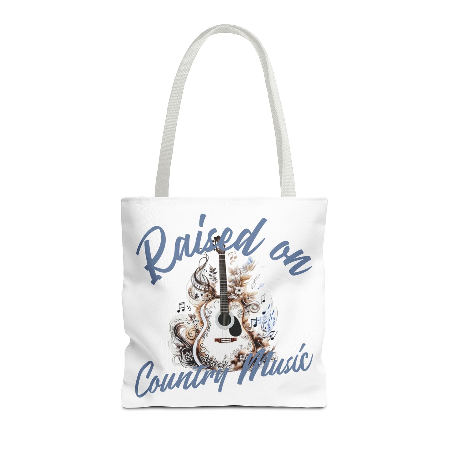 Raised on Country Music Tote Bag