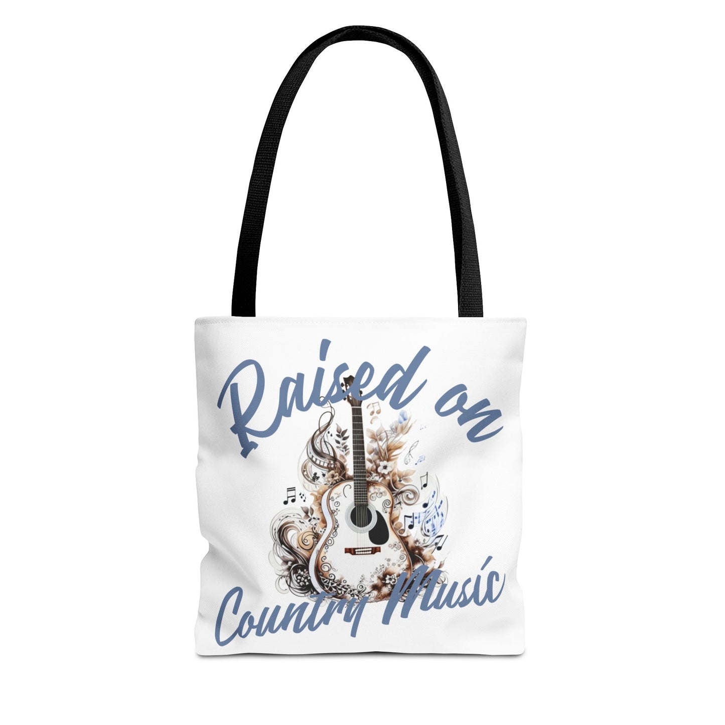 Raised on Country Music Tote Bag