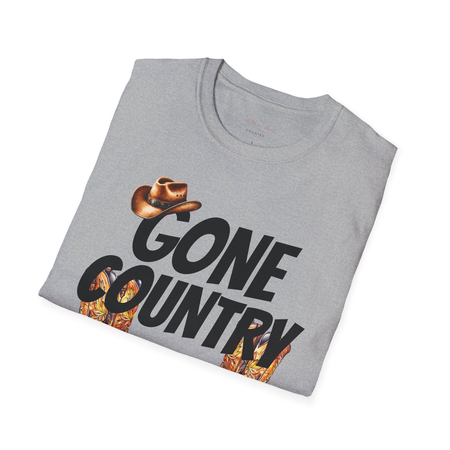 Gone Country T Shirt, Country Music Shirt, Festival Tee, Western T-shirt, Concert T Shirt,