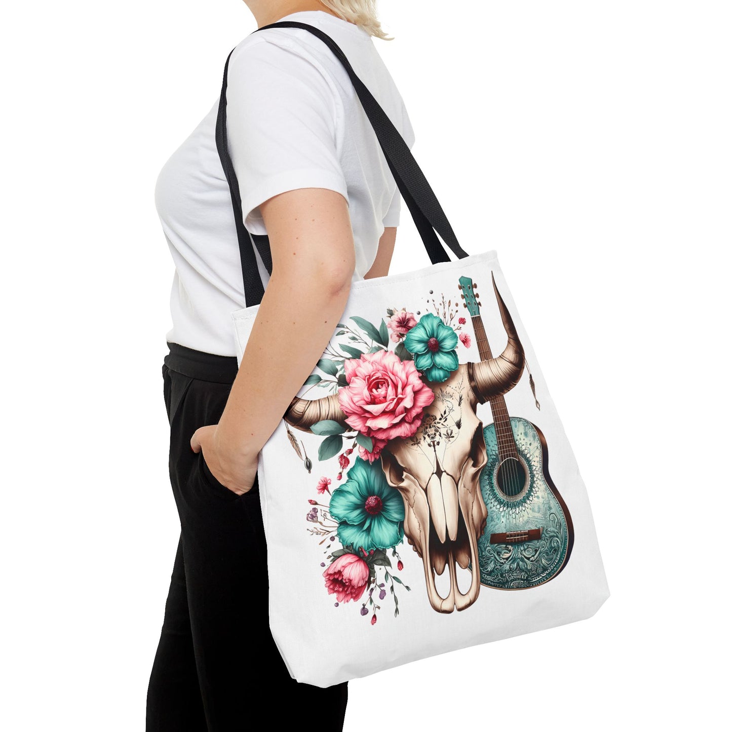 Western Bloom: Wild Spirit Tote Bag