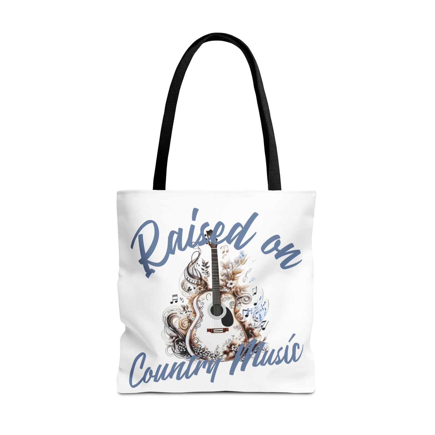 Raised on Country Music Tote Bag
