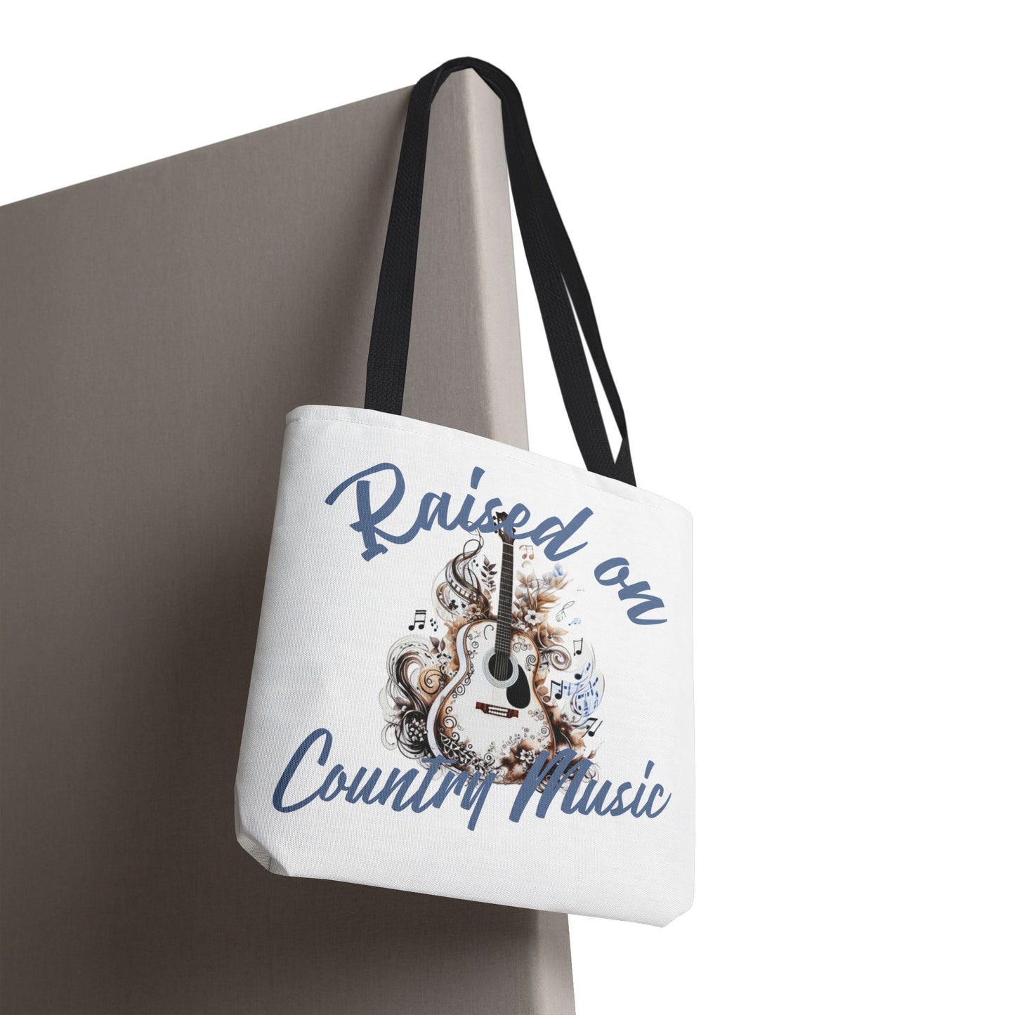 Raised on Country Music Tote Bag