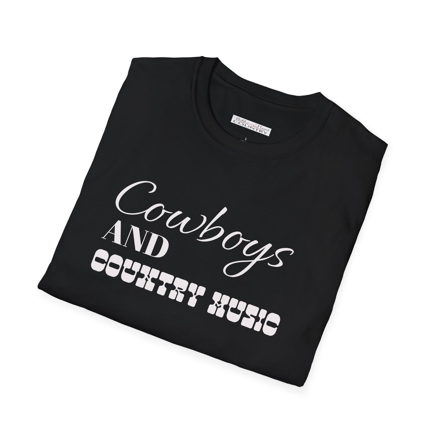 Cowboys and Country Music T-Shirt, Country T-Shirt, Cowboy T-Shirt, Casual T-Shirt