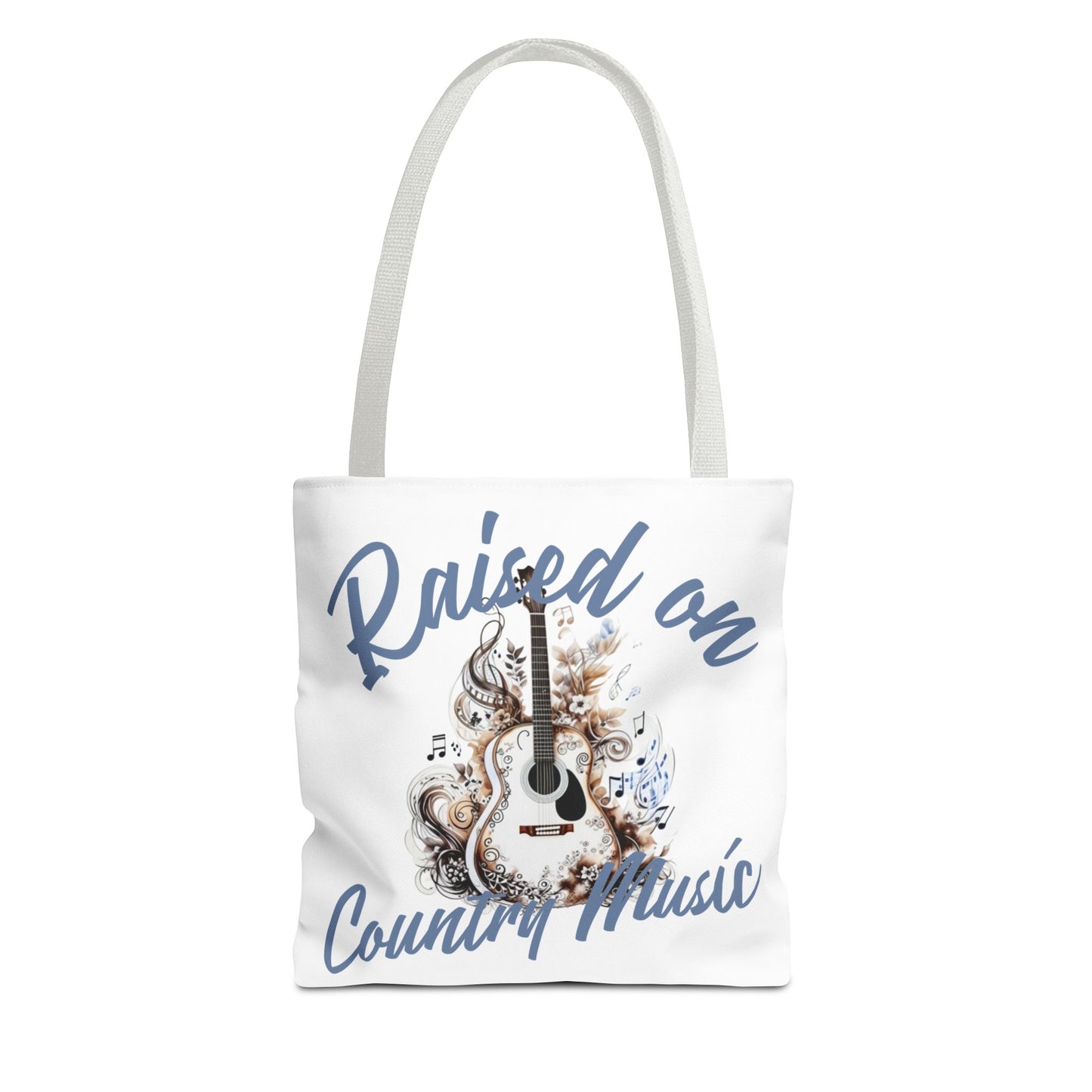 Raised on Country Music Tote Bag
