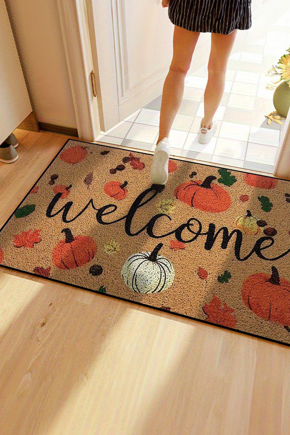 Harvest Welcome Fall-Themed Doormat