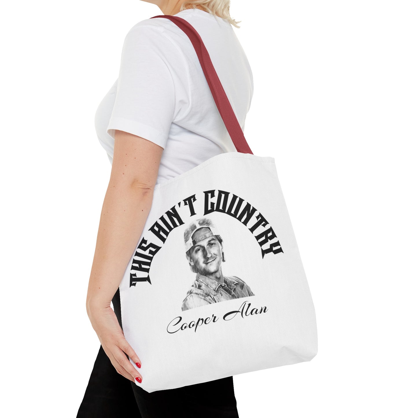 This Ain't Country Tote Bag, Gift for Country Music Lover, Country Music Bag