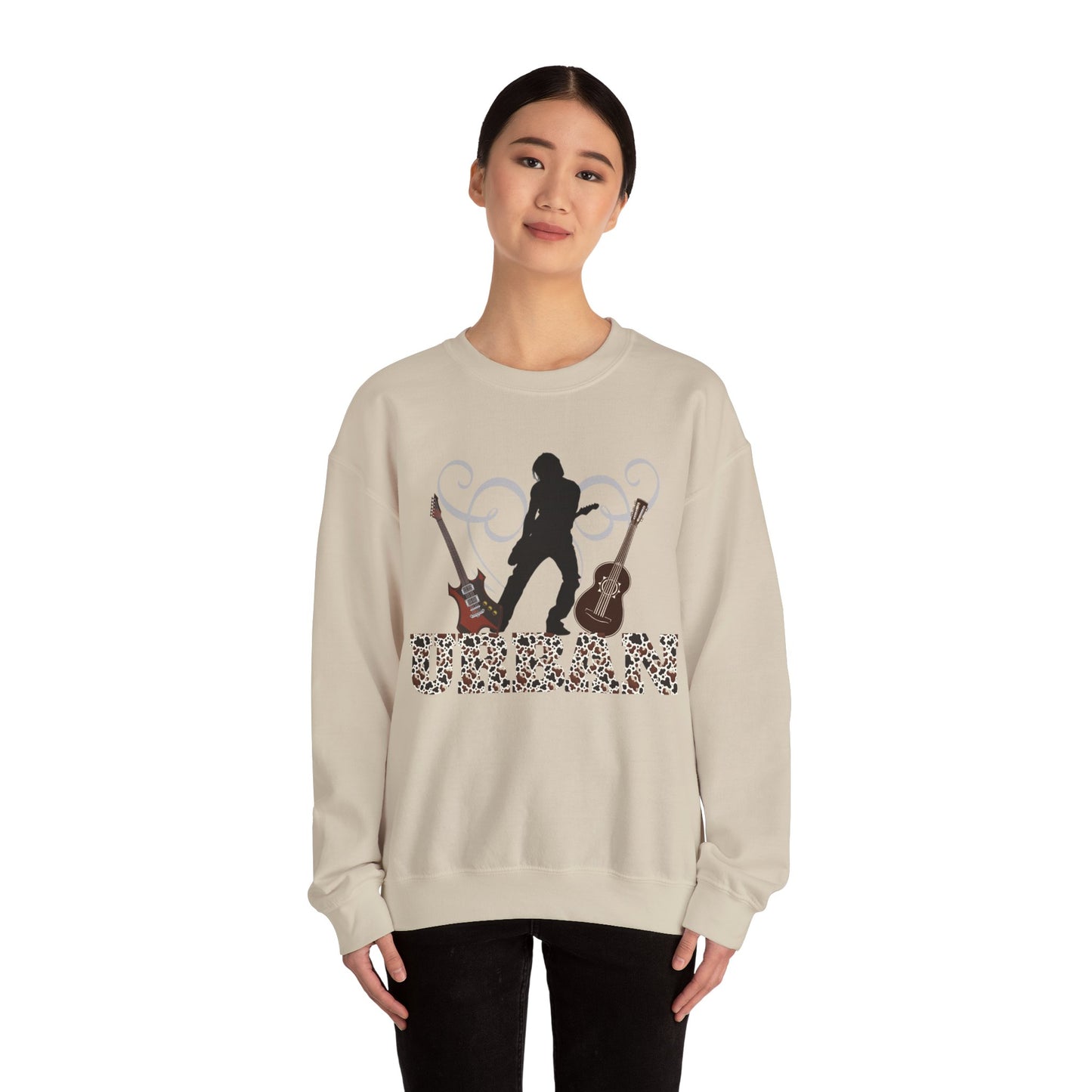 Urban Crewneck Sweatshirt, Country Music Sweater, Country music artist sweater