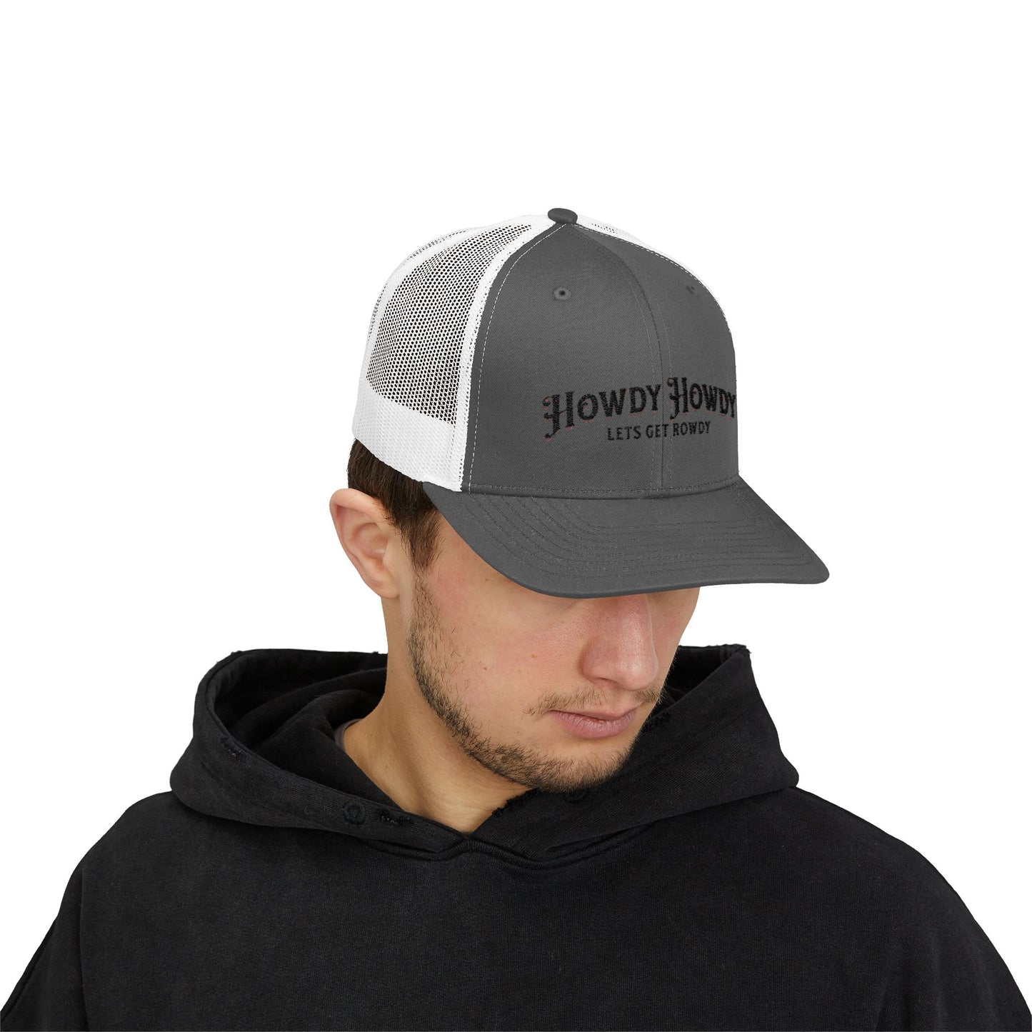 Howdy Howdy - Let's get Rowdy Snapback Trucker Cap