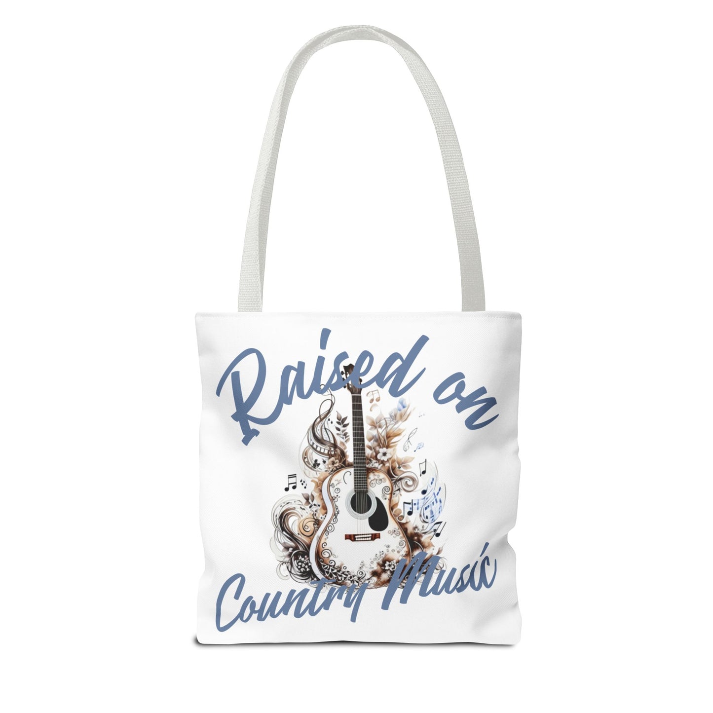 Raised on Country Music Tote Bag