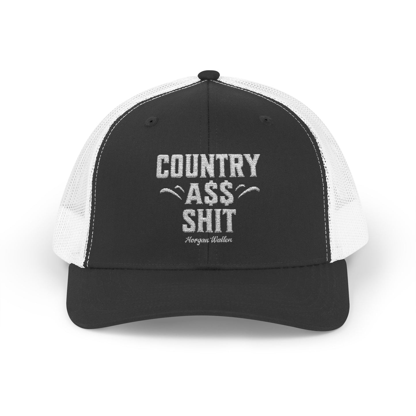 Country A$$ Shit Snapback Trucker Cap