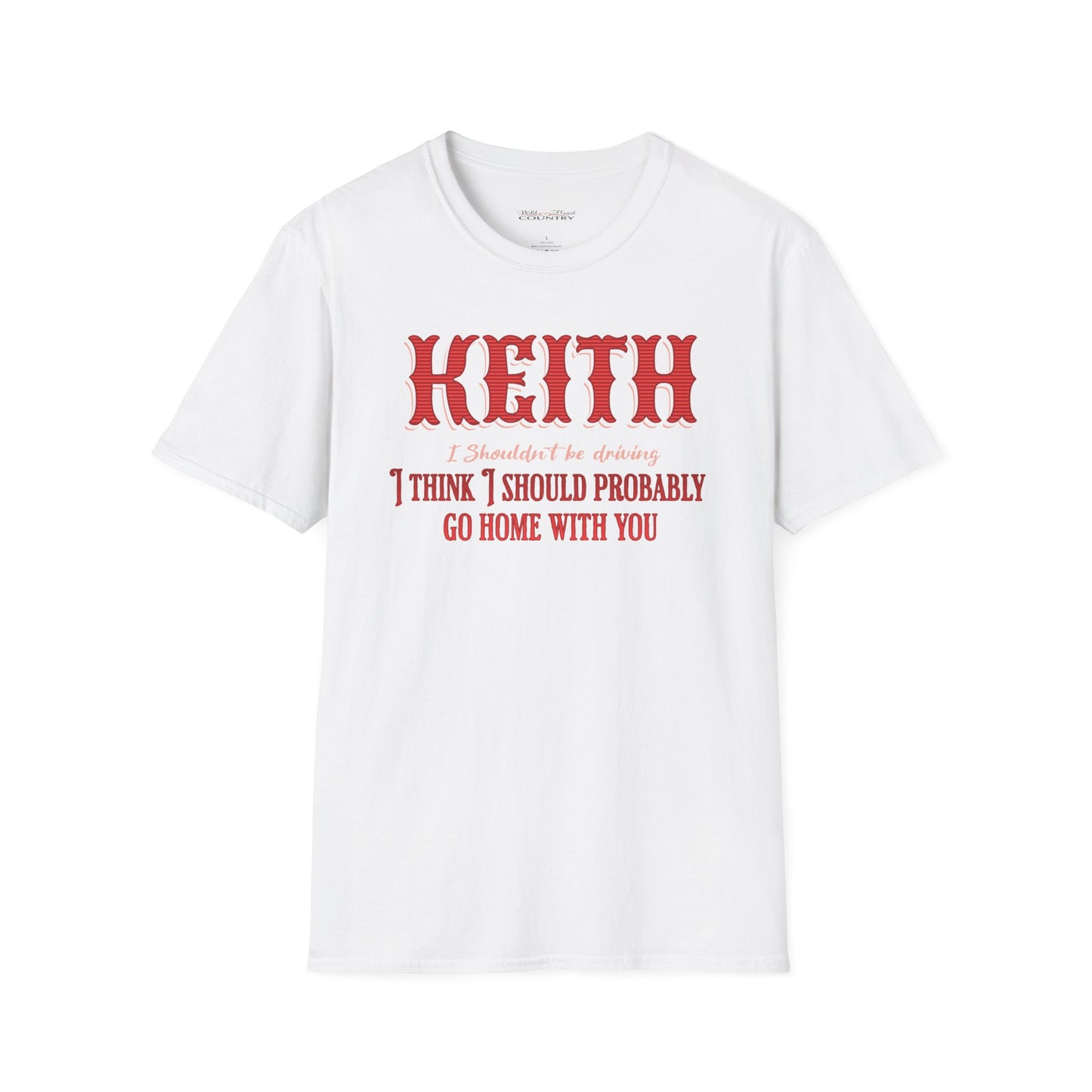 Red text "keith" in bold and below I shouldn't be driving I think I sould probably go home with you