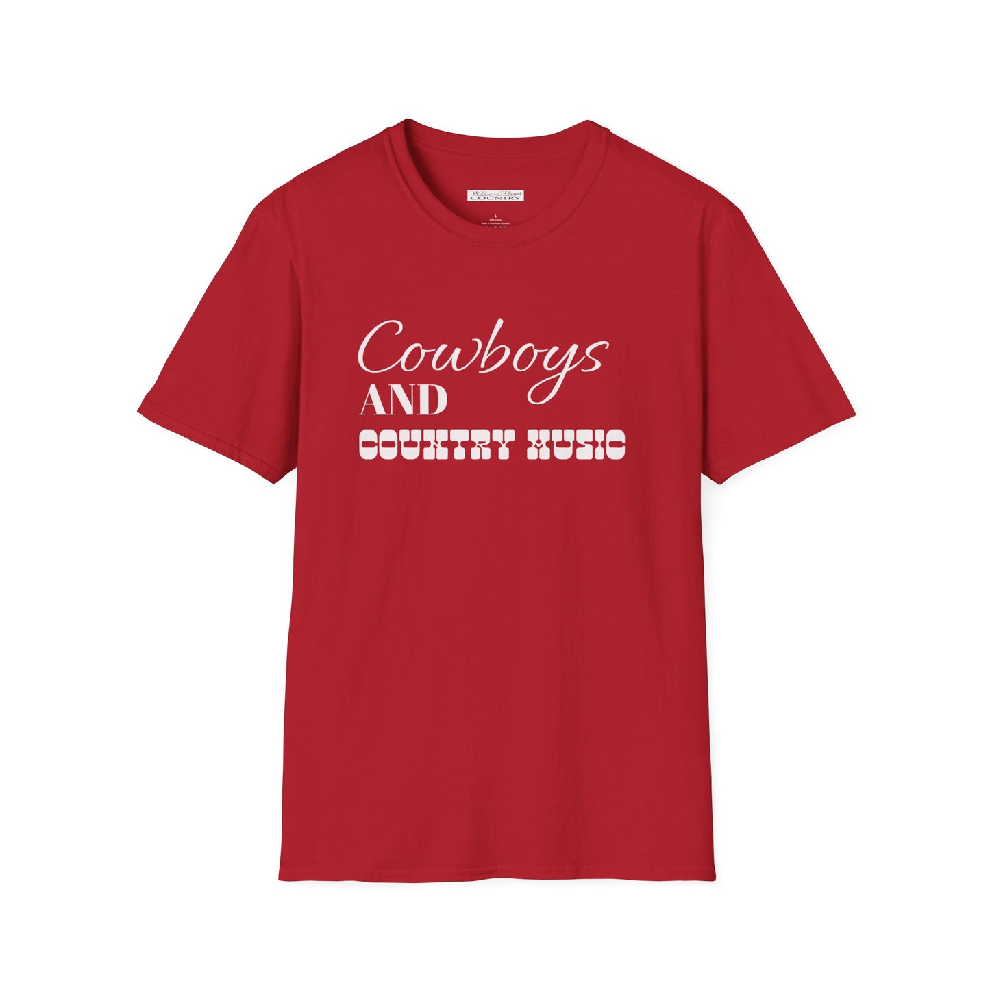 White text "Cowboys and country Music"