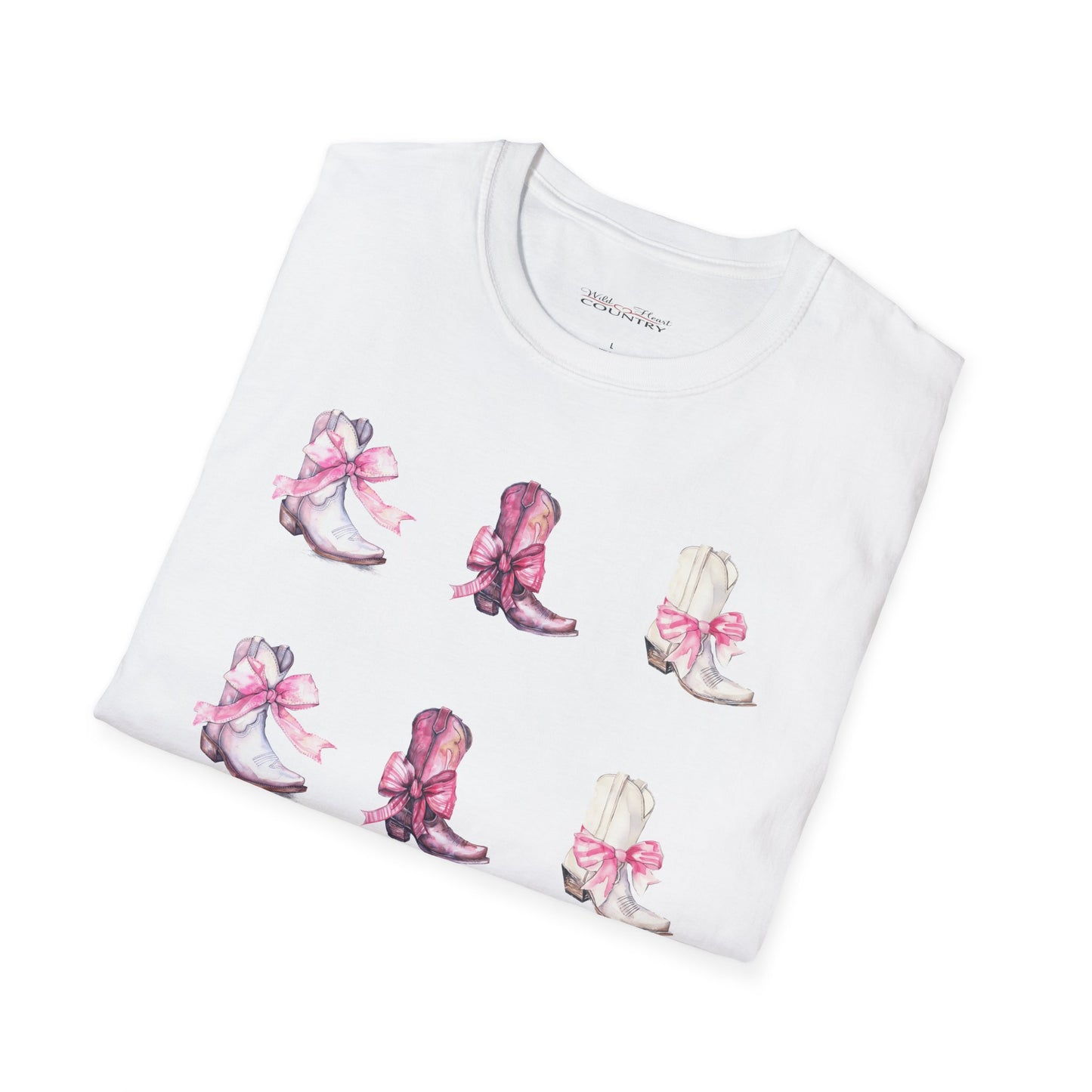 Country Chic Cowboy Boots T-Shirt, Country Shirt