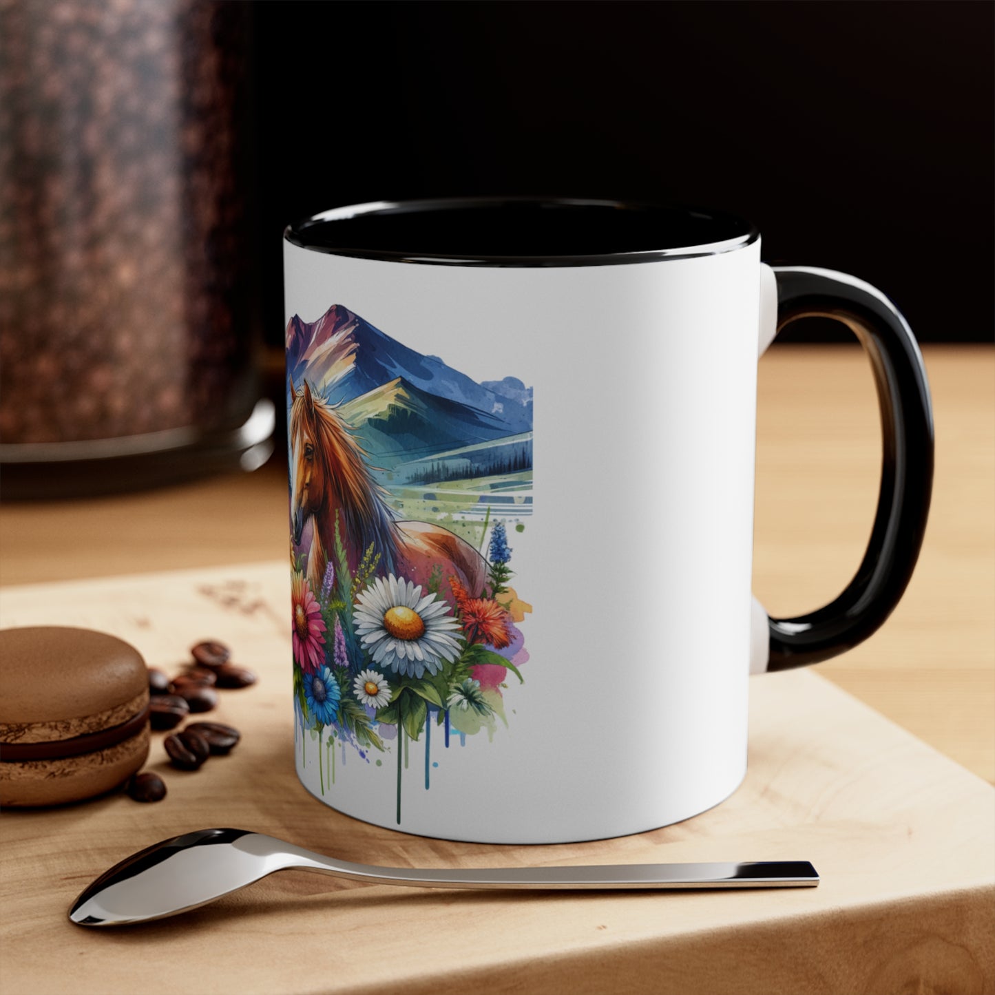 Watercolour horses 11oz Mug