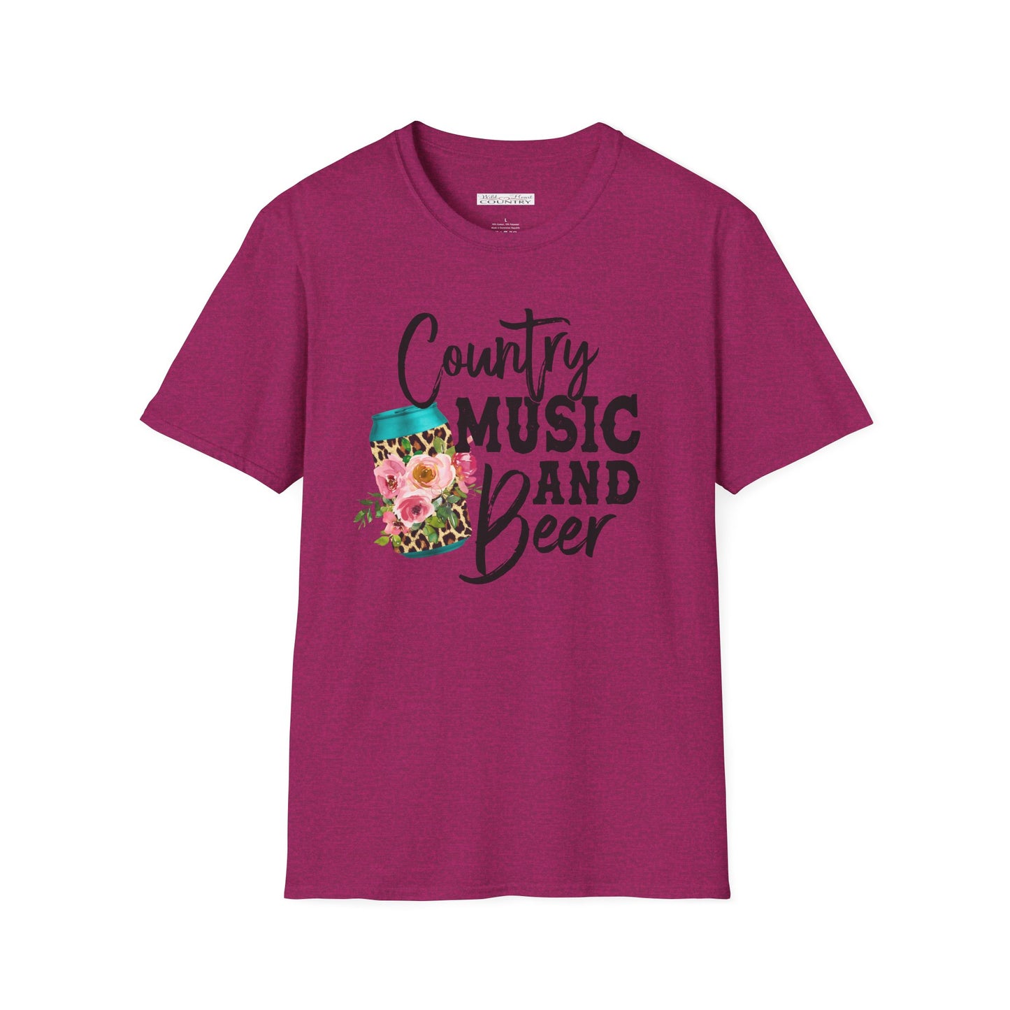 Country Music and Beer T-Shirt, Country Shirt, Festival Tee, Streetwear shirt, Western T-shirt, Casual Shirt