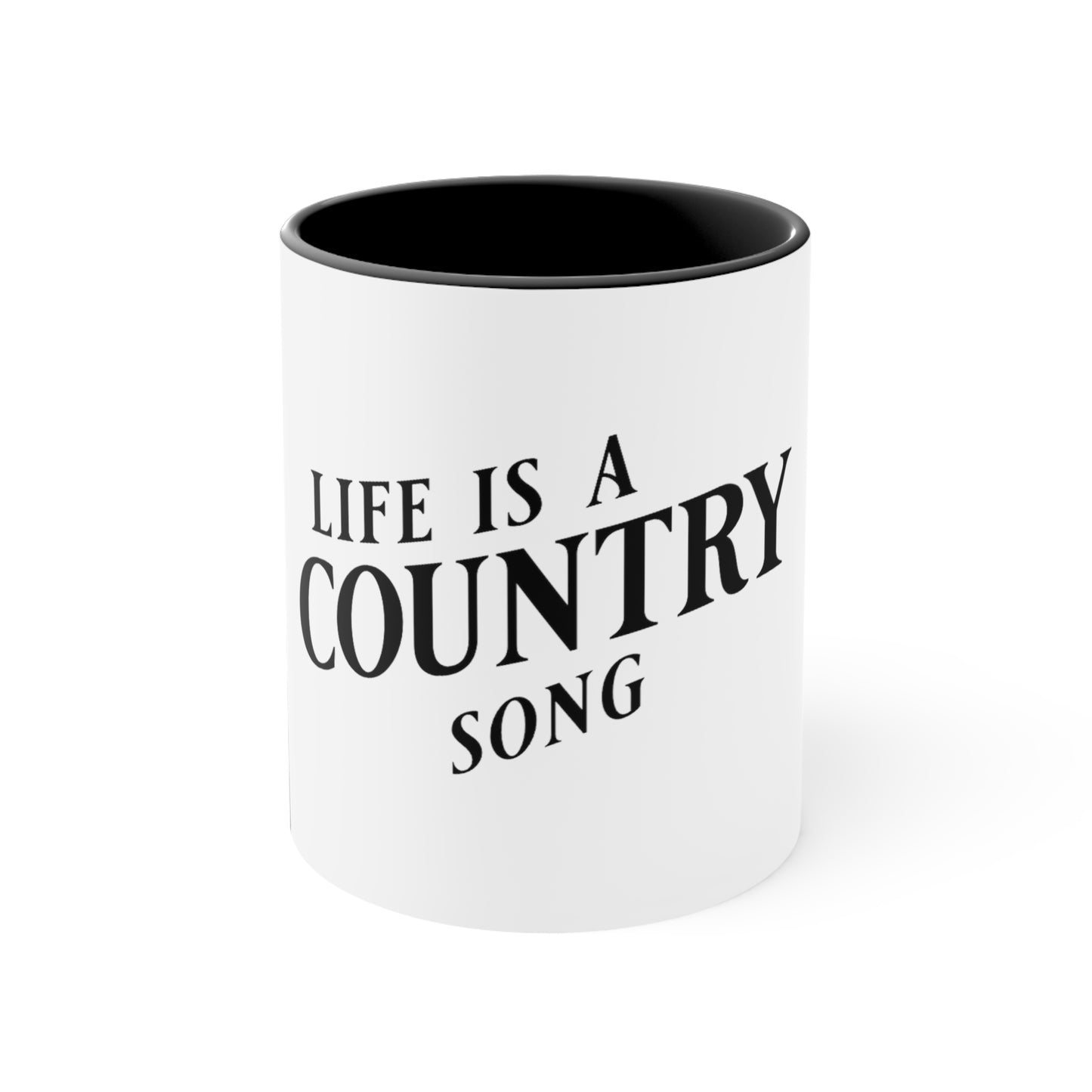 Life Is A Country Song 11oz Mug, Country Music, Gift, Country Music gift