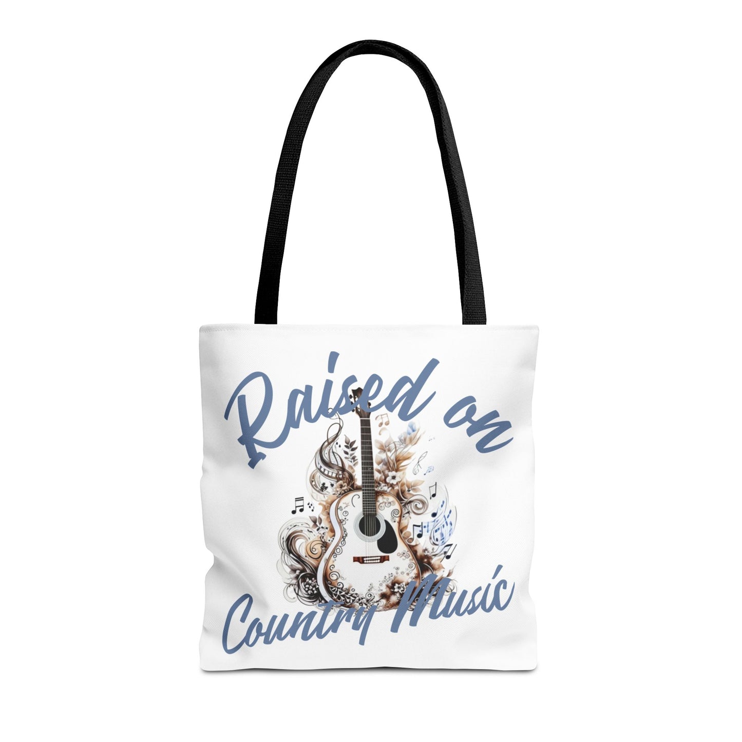 Raised on Country Music Tote Bag