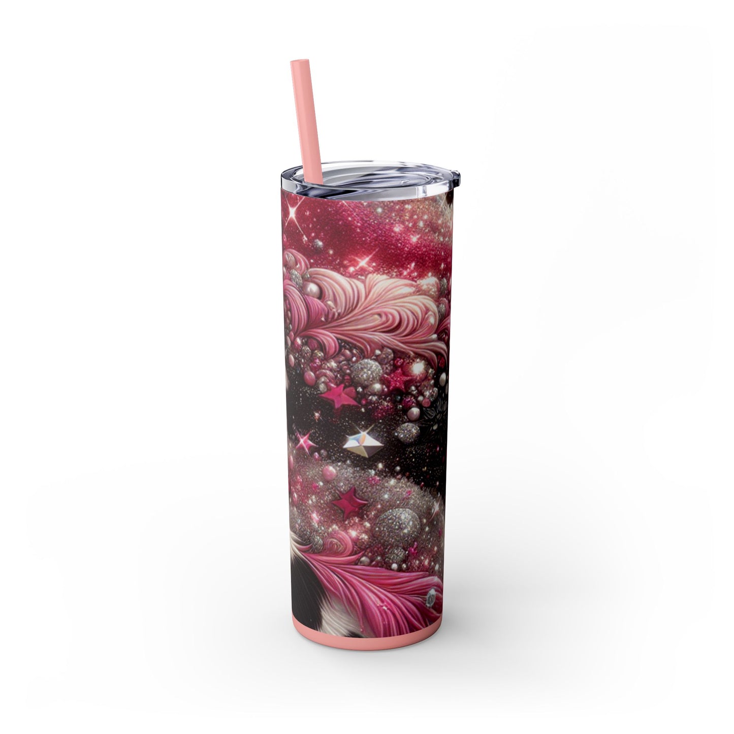 Glitzy Cow Pattern Tumbler 20 oz