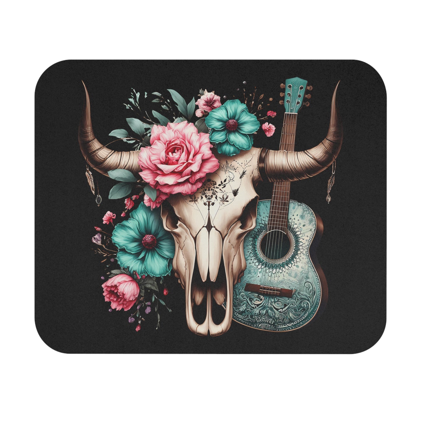 Western Bloom: Wild Spirit Mouse Pad, Western Mouse Pad