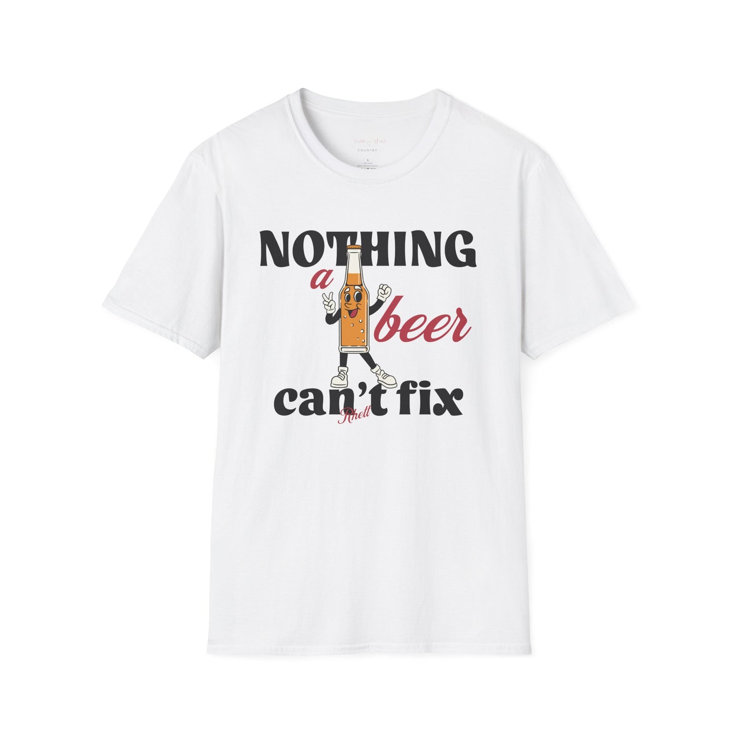 Nothing a beer can't fix T Shirt, Country Music Shirt, Tour Shirt, Festival Tee, Western T-shirt, Concert T Shirt,