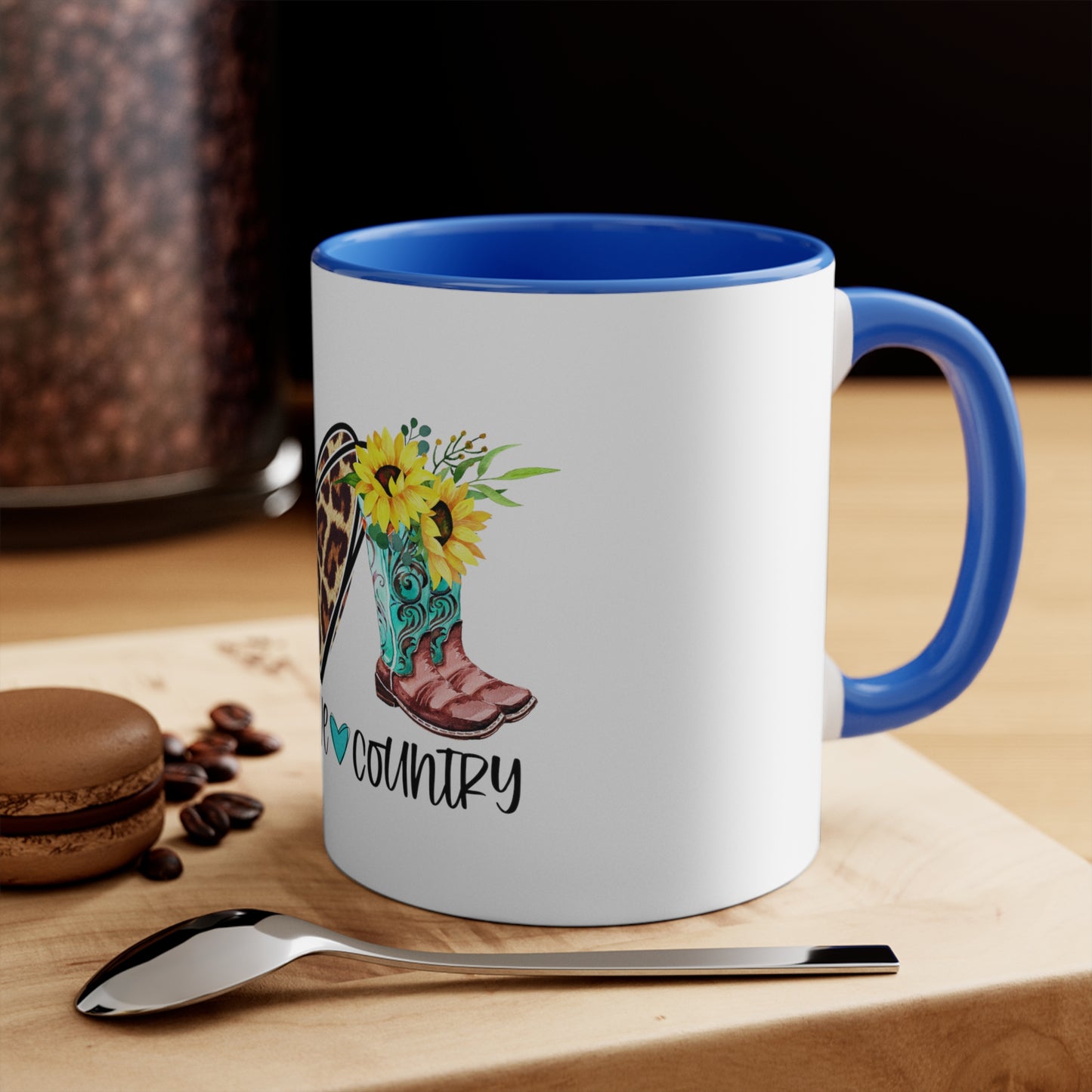 Peace, Love, Country 11oz Mug, Country Music, Gift, Unique Gift