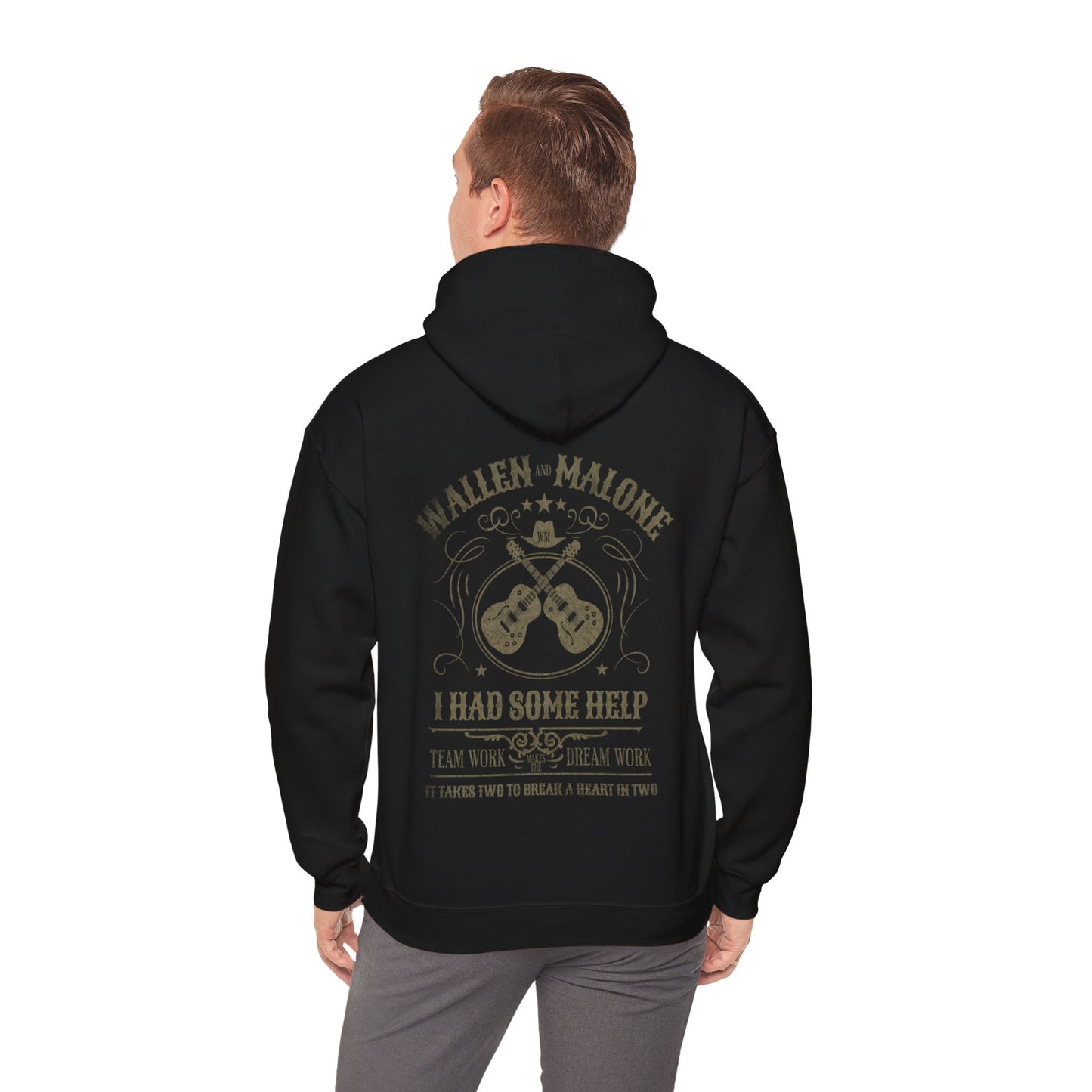 I had some help - Hooded Sweatshirt, Country music hoodie, Lyric hoodie