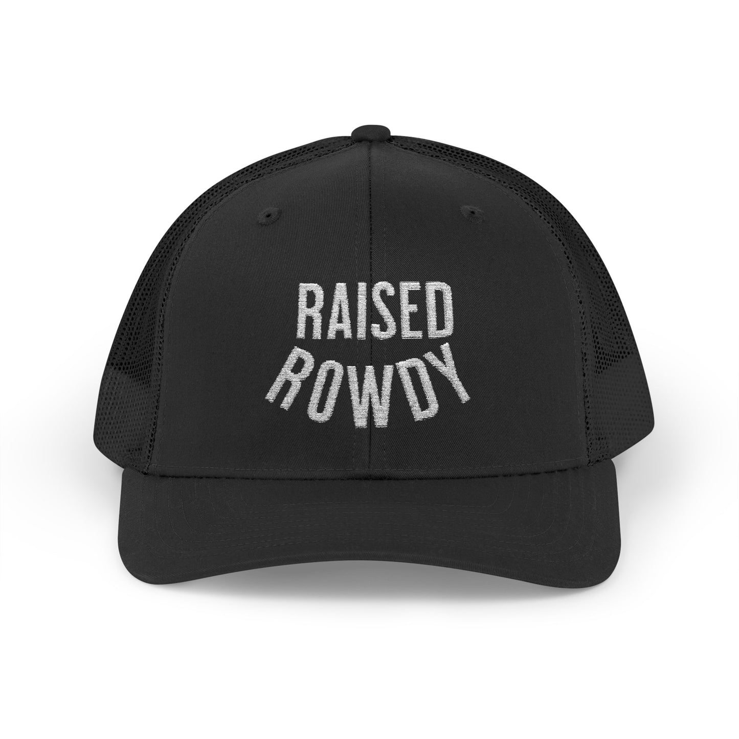 Raised Rowdy Snapback Trucker Cap