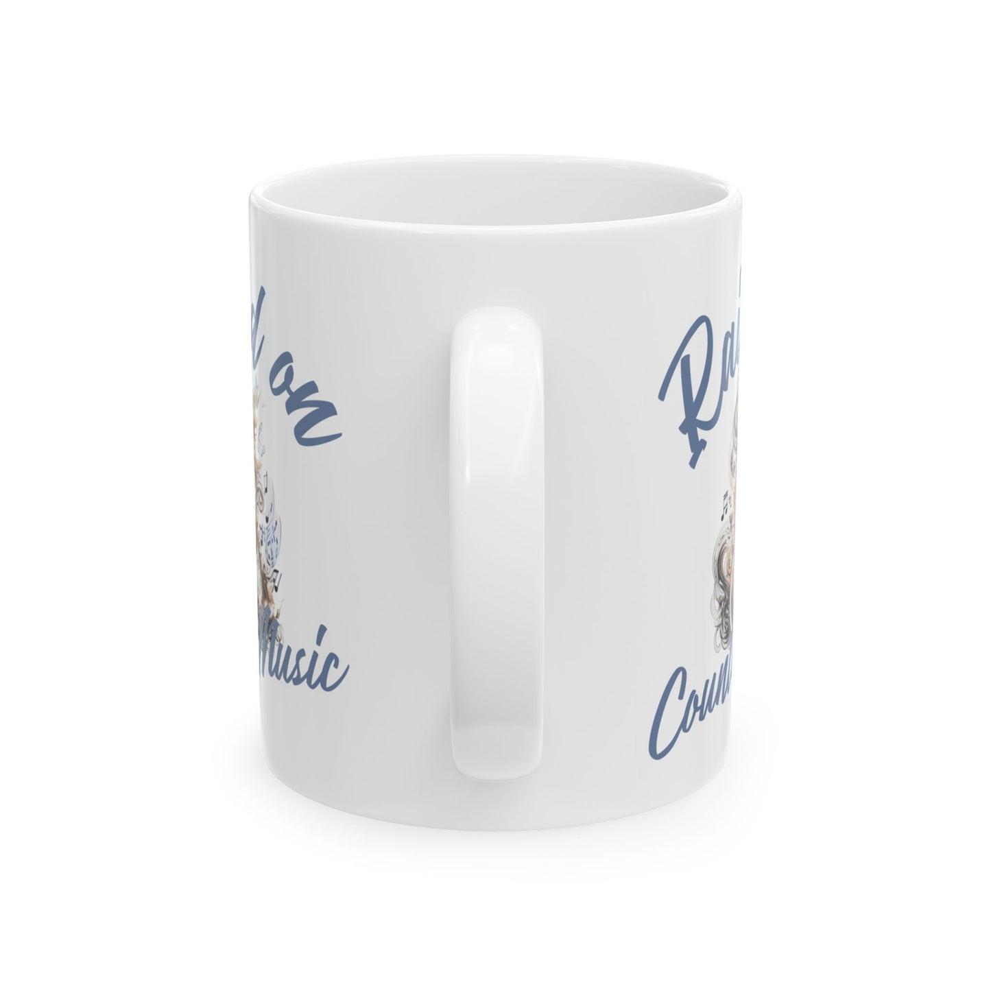 Raised on Country Music Coffee Mug