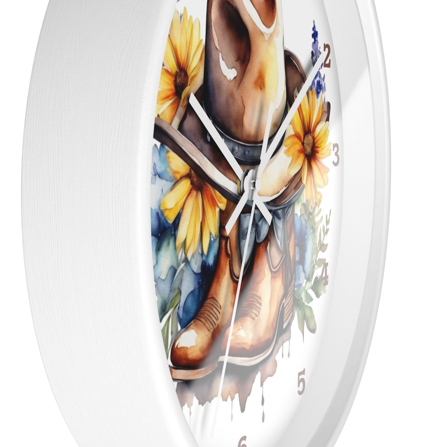 Rustic Charm Wall Clock, Western Wall Clock, Country Wall Clock