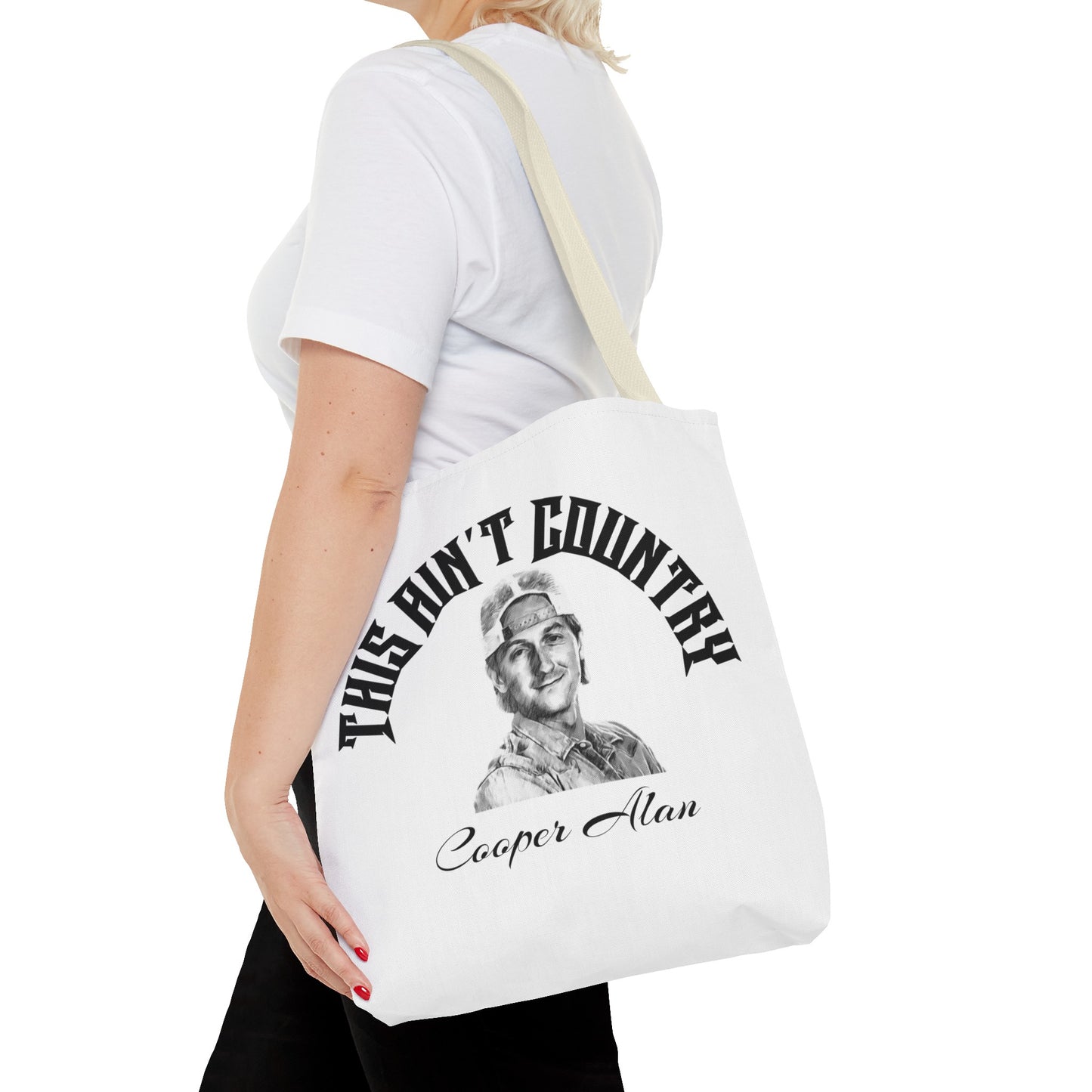 This Ain't Country Tote Bag, Gift for Country Music Lover, Country Music Bag
