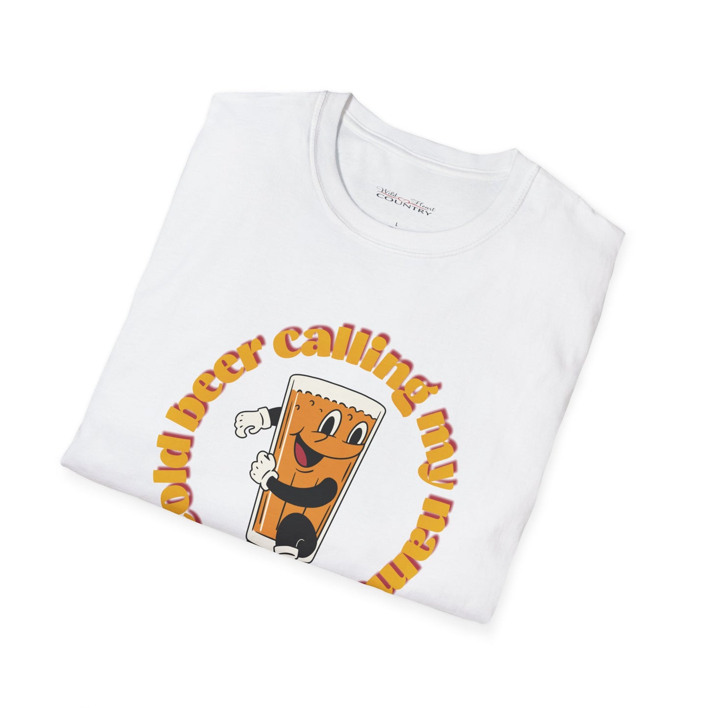 Cold beer calling my name T Shirt, Country Music Shirt, Festival Tee, Western T-shirt, Concert T-Shirt