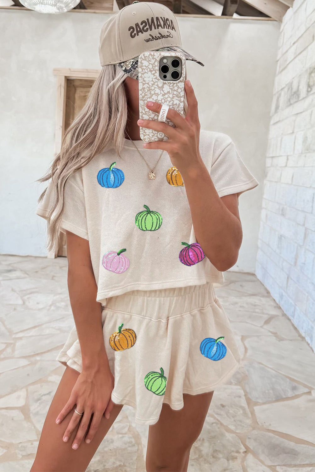 Pumpkin Patch Cutie" Country Halloween Two-Piece Set