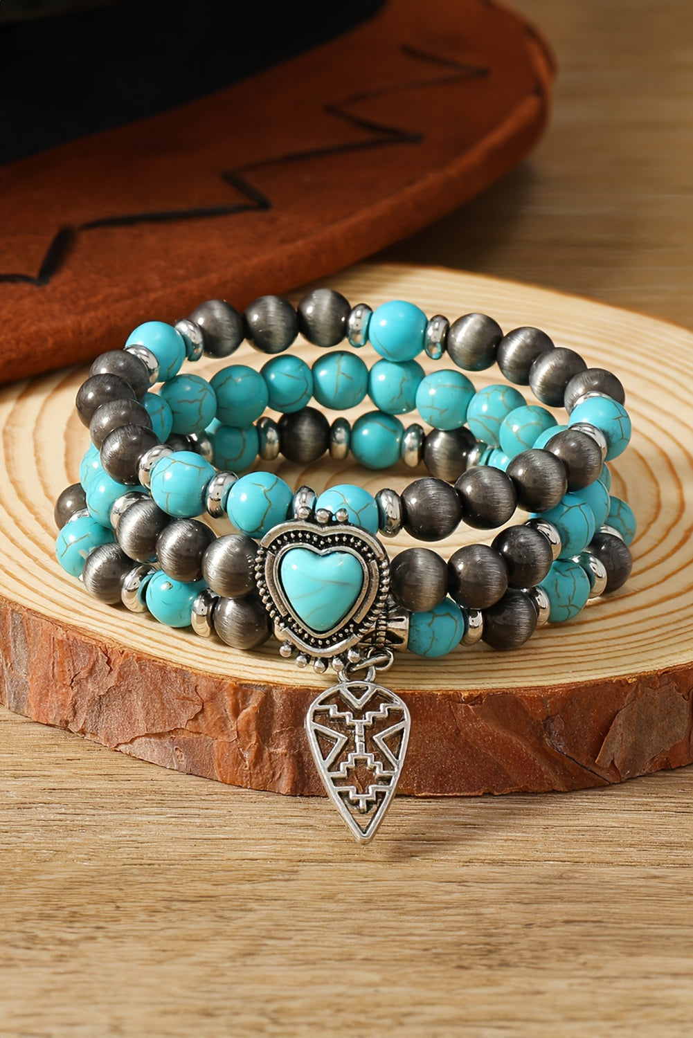 Kallaite Turquoise Beaded Bracelet – Boho Spirit Meets Artisan Detail