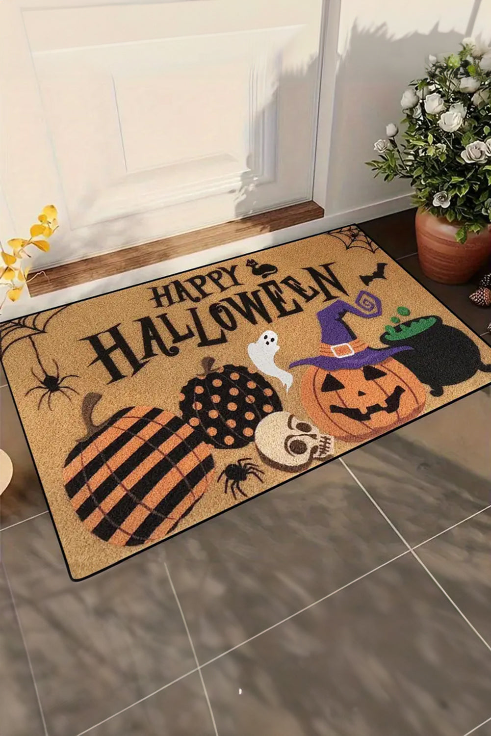 Harvest Barn Bash Halloween Greeting Mat