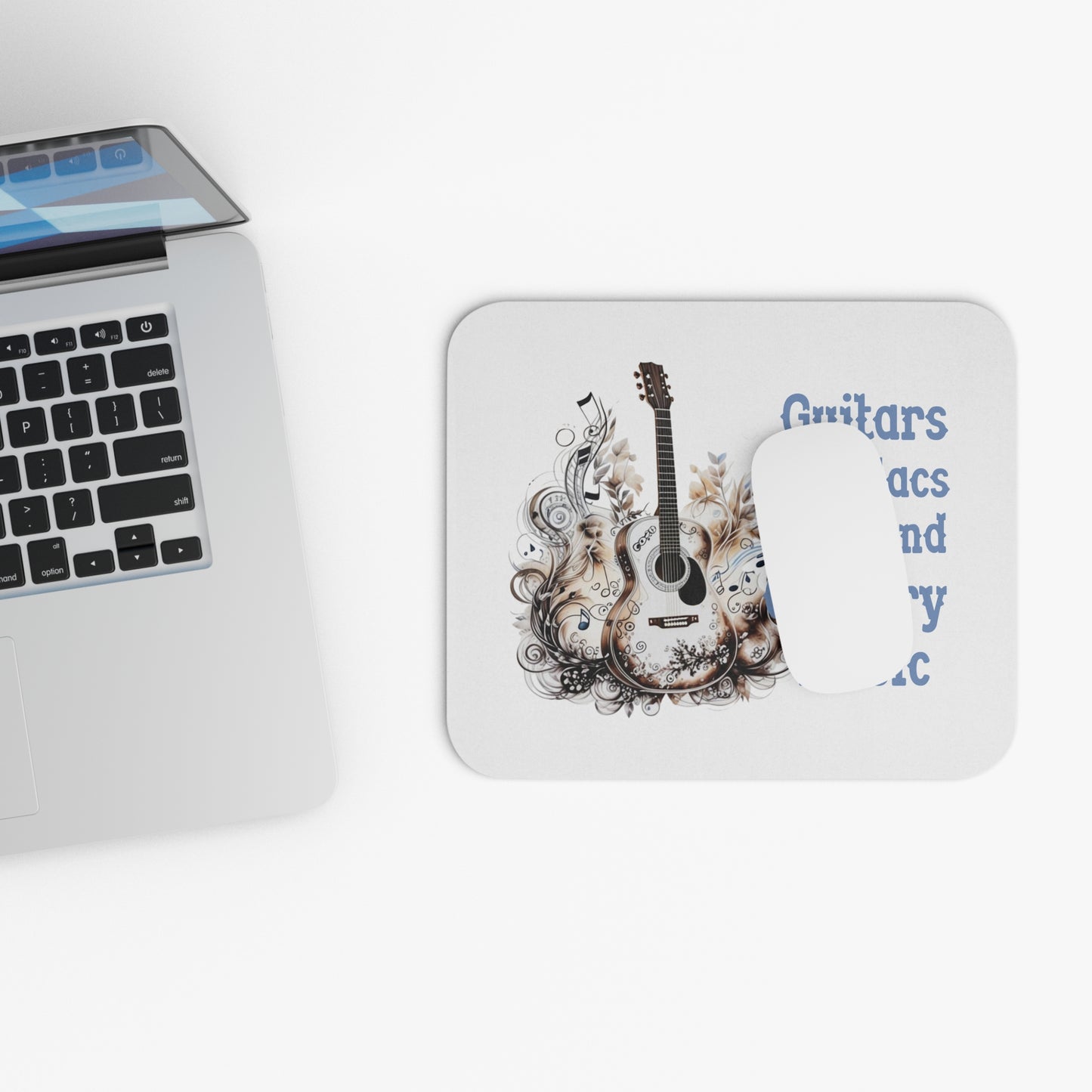 Guitars, Cadillacs, and Country Music Mouse Pad, Western Mouse Pad