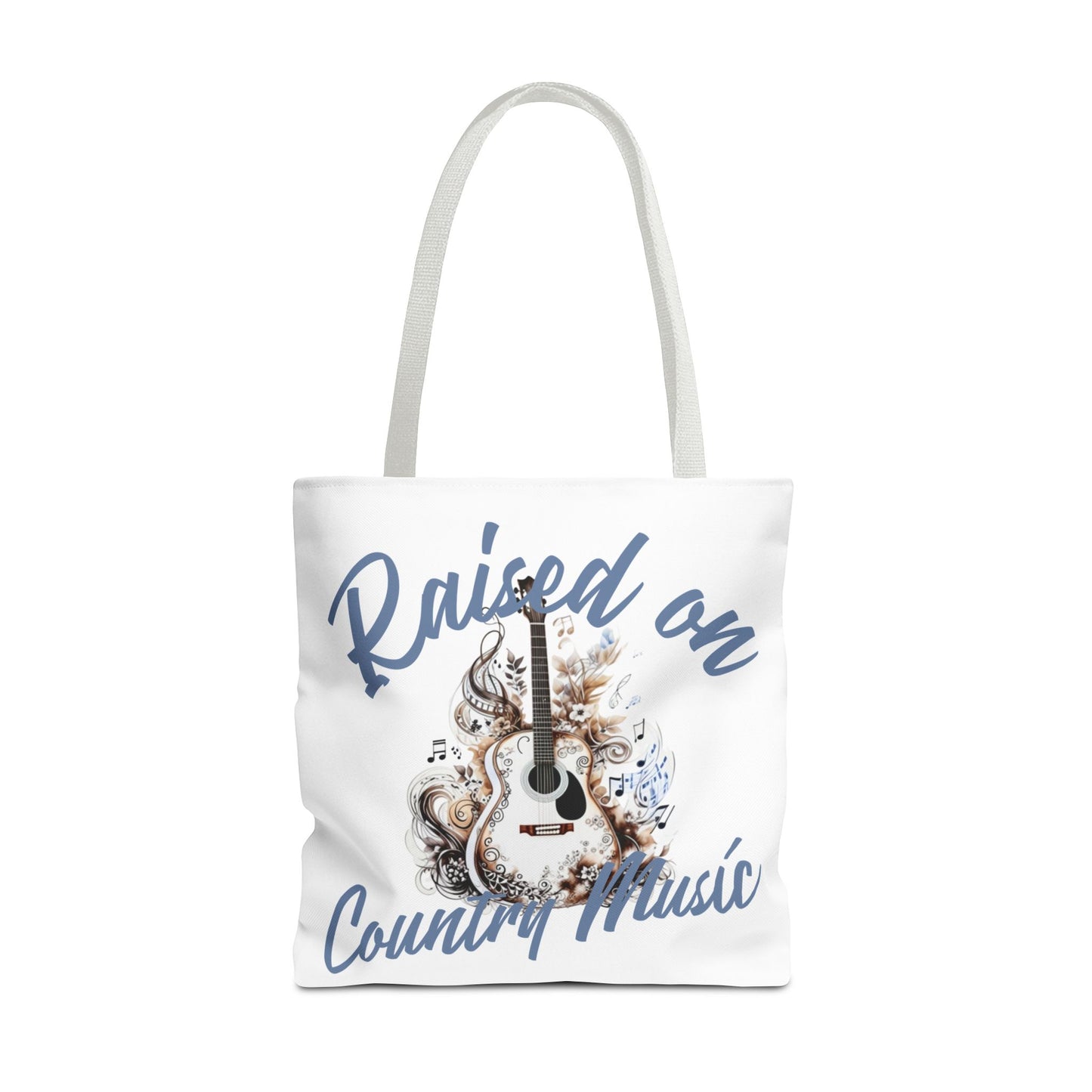 Raised on Country Music Tote Bag