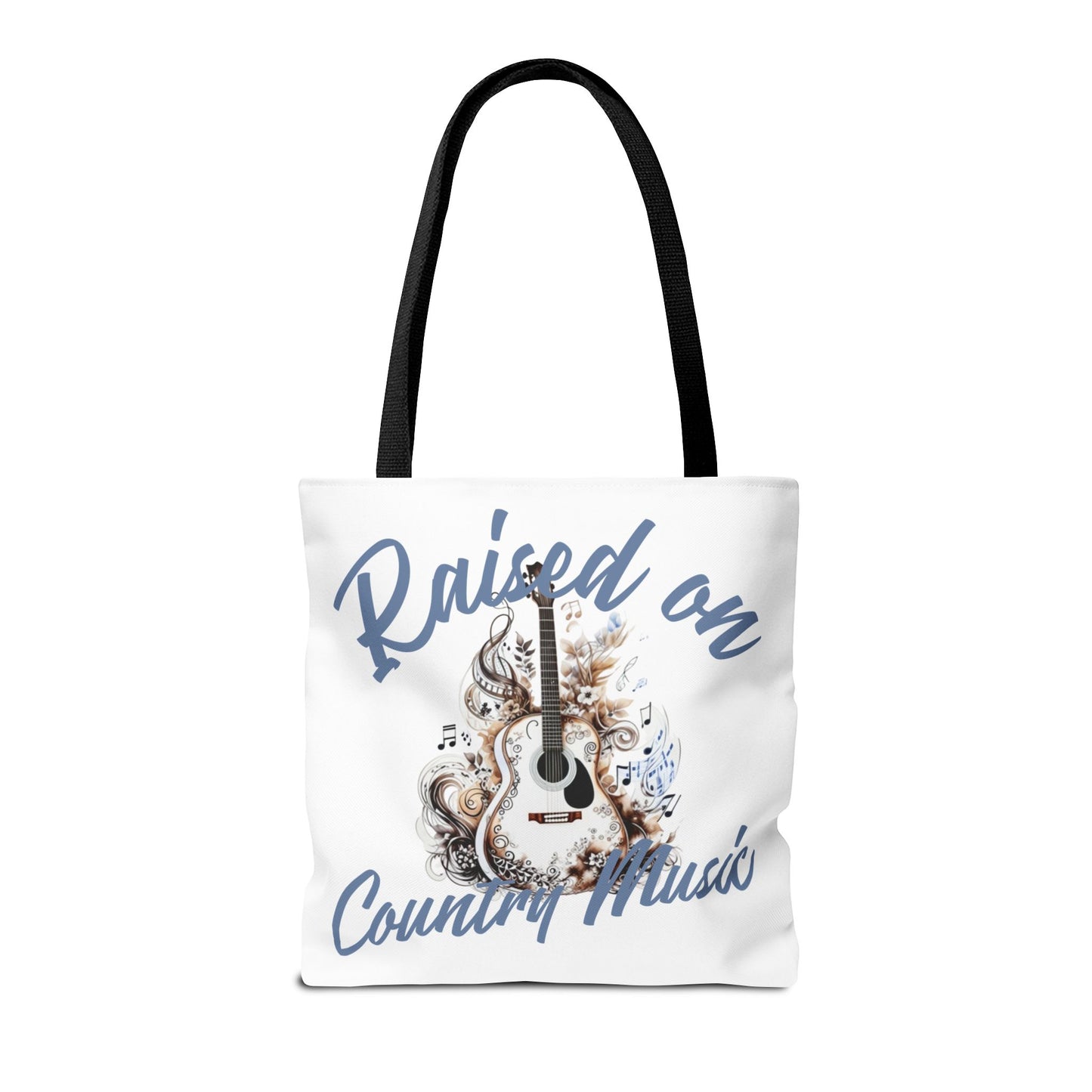 Raised on Country Music Tote Bag