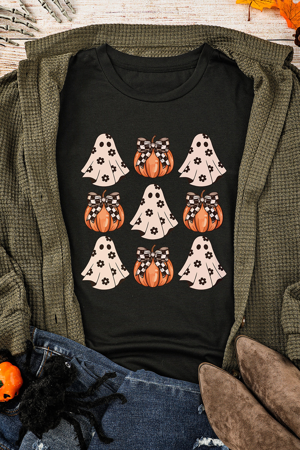 Ghosts & Gourds Country Halloween T-Shirt