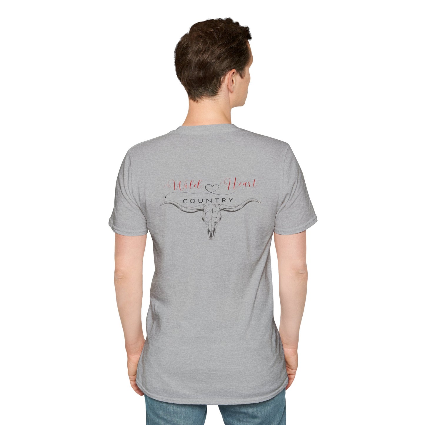 Wild Heart Country T Shirt, Western T-shirt, Heart T-Shirt