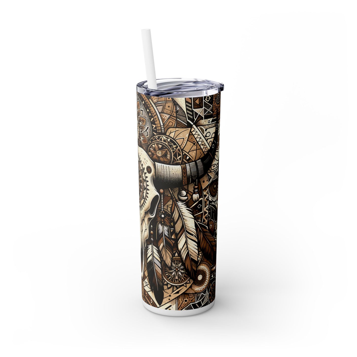 Western Spirit Cow Skull 20 oz Tumbler; Dreamcatcher Tumbler