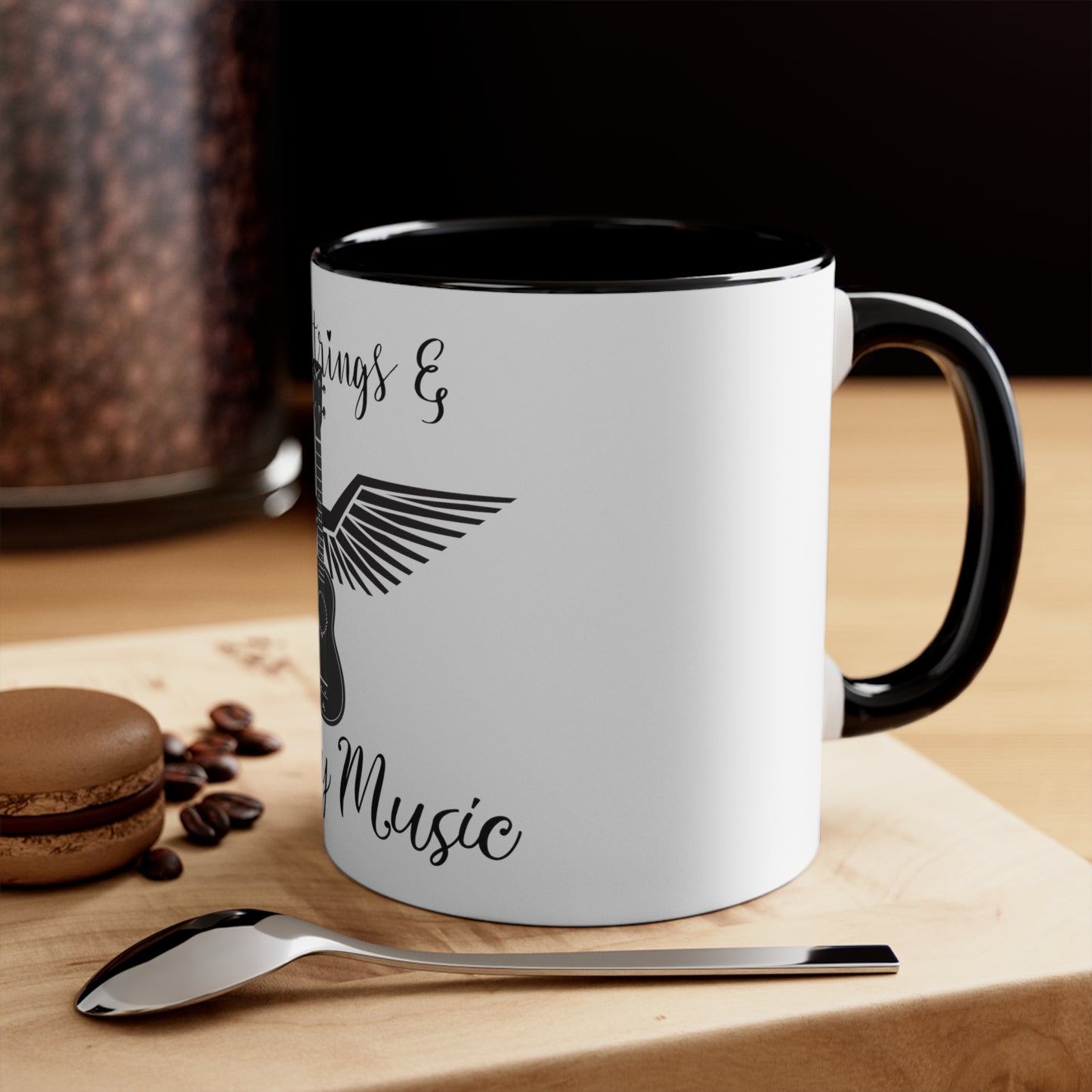 Guitar Strings & Country Music Coffee Mug,11oz Mug, Gift, Country Music Gift