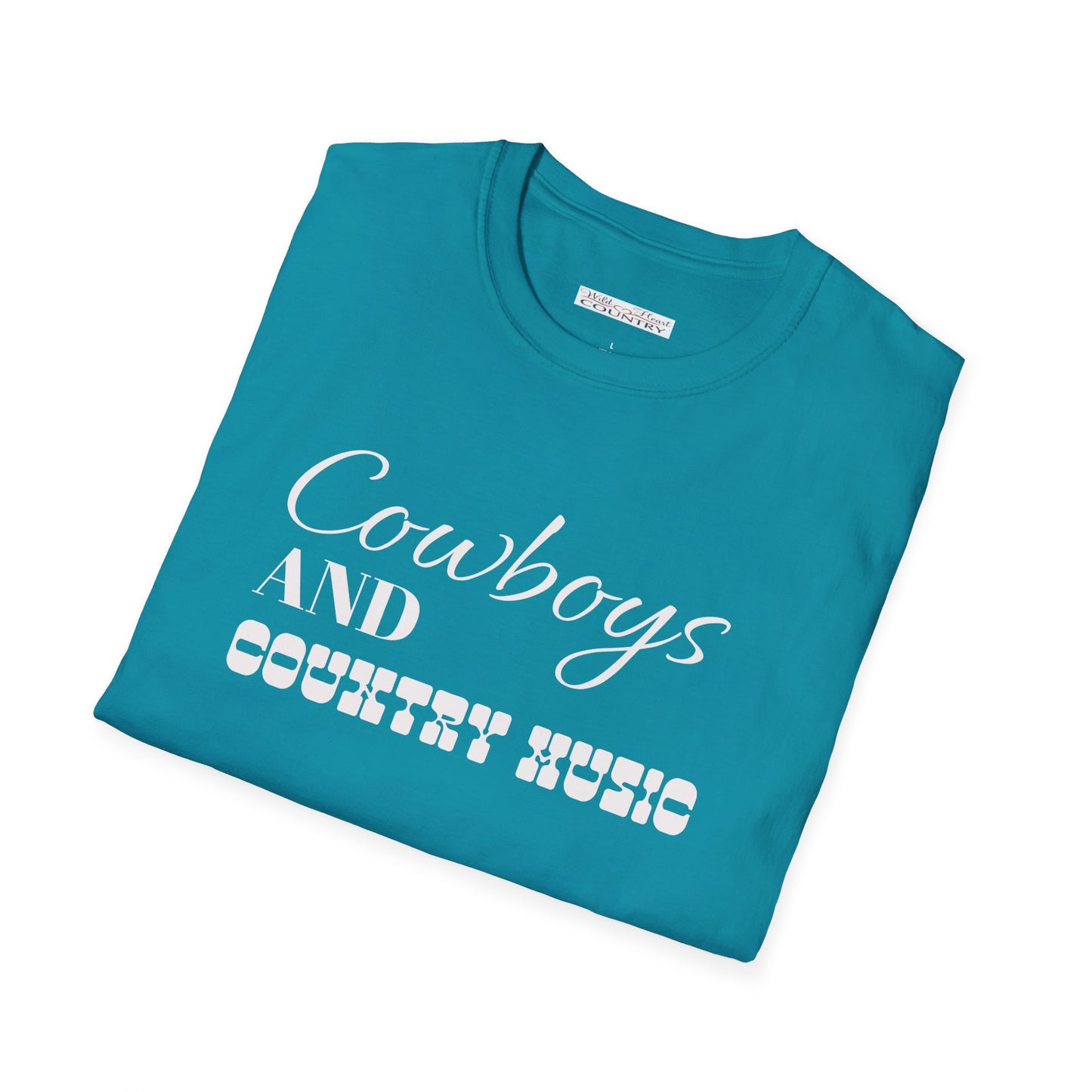 Cowboys and Country Music T-Shirt, Country T-Shirt, Cowboy T-Shirt, Casual T-Shirt