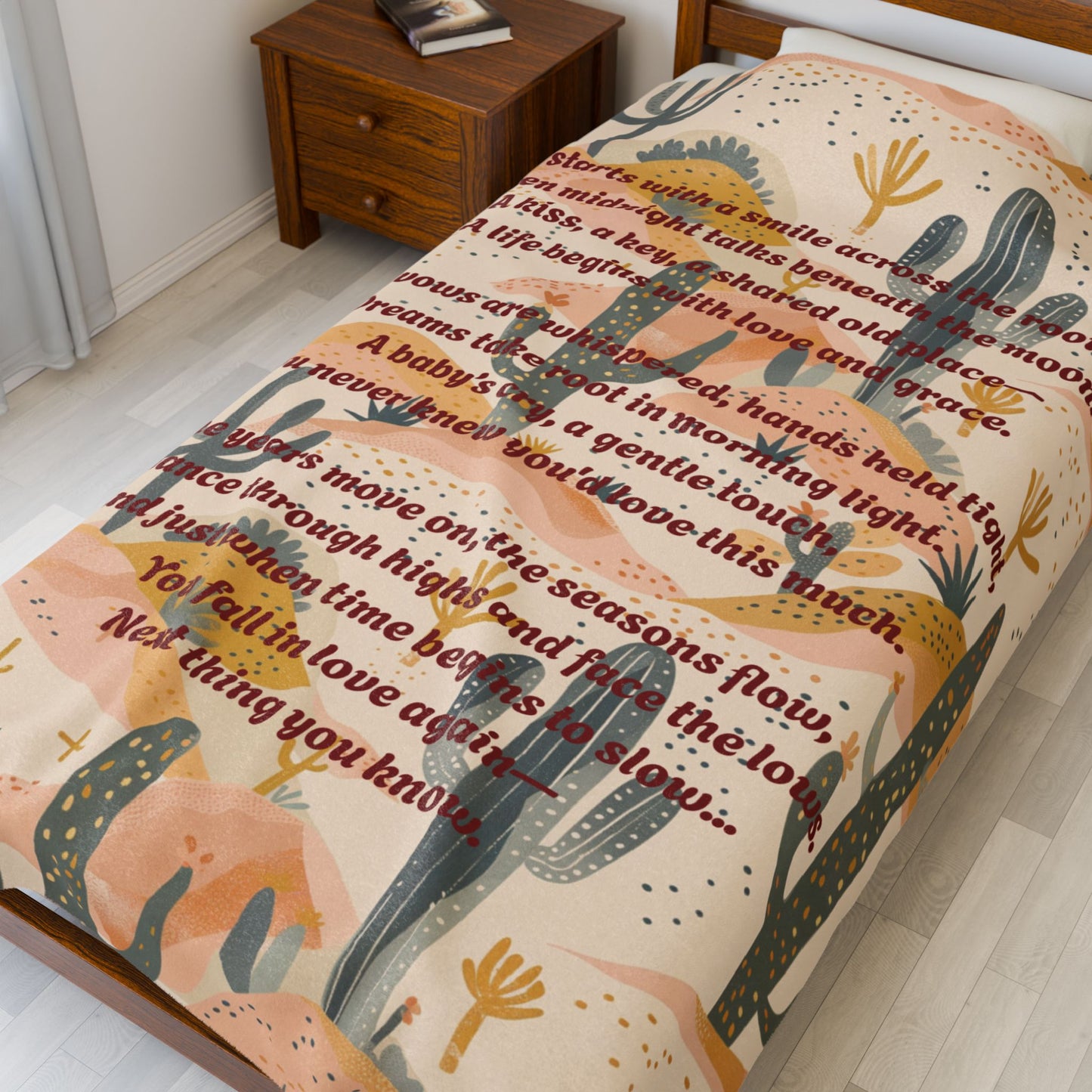 Next thing you know lyric Velveteen Plush Blanket, Fan Blanket, Throw Rug, Display Blanket, Country Music Blanket,