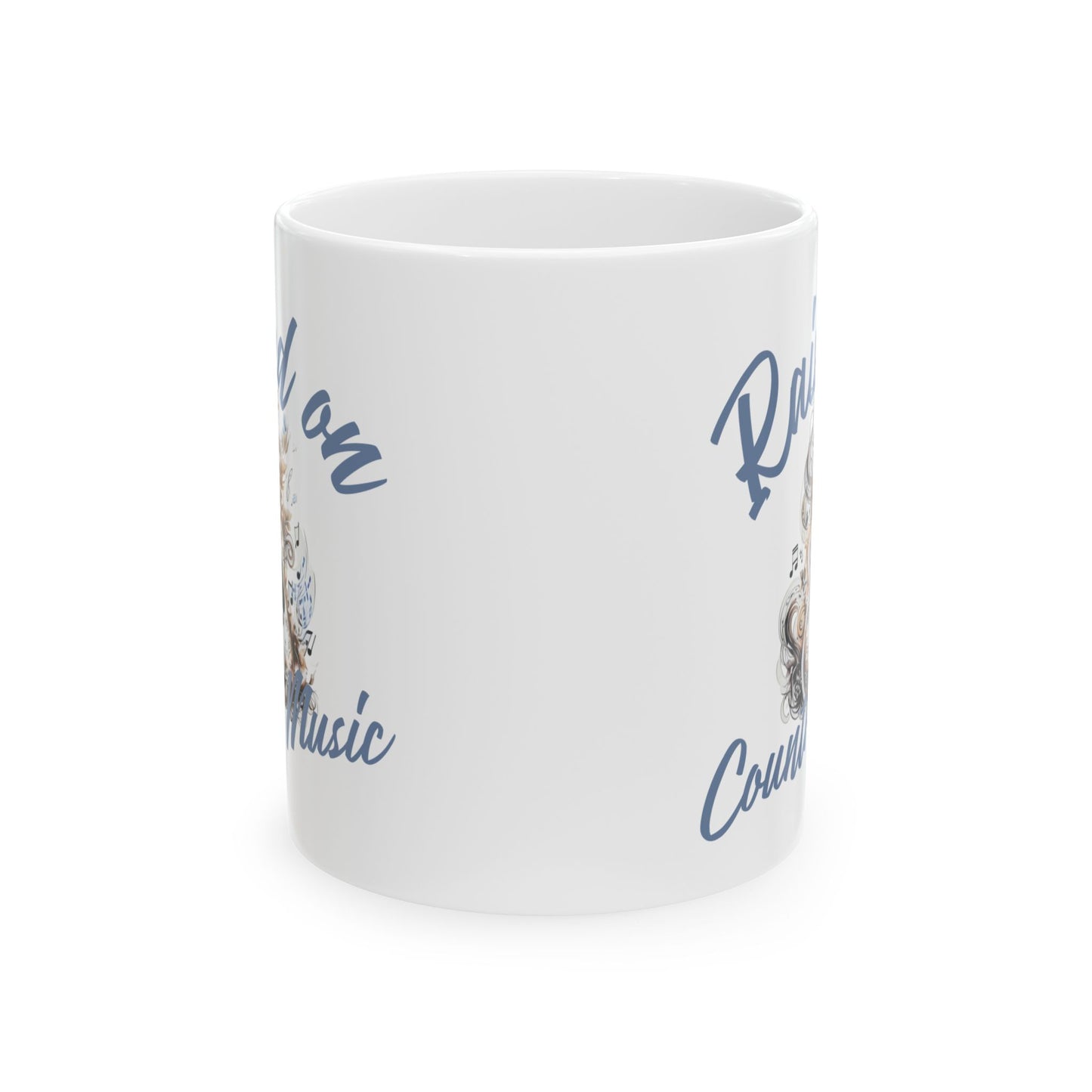 Raised on Country Music Coffee Mug