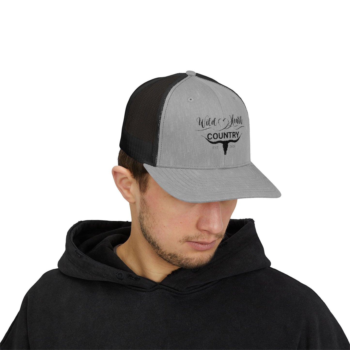 Wild Heart Country Snapback Trucker Cap