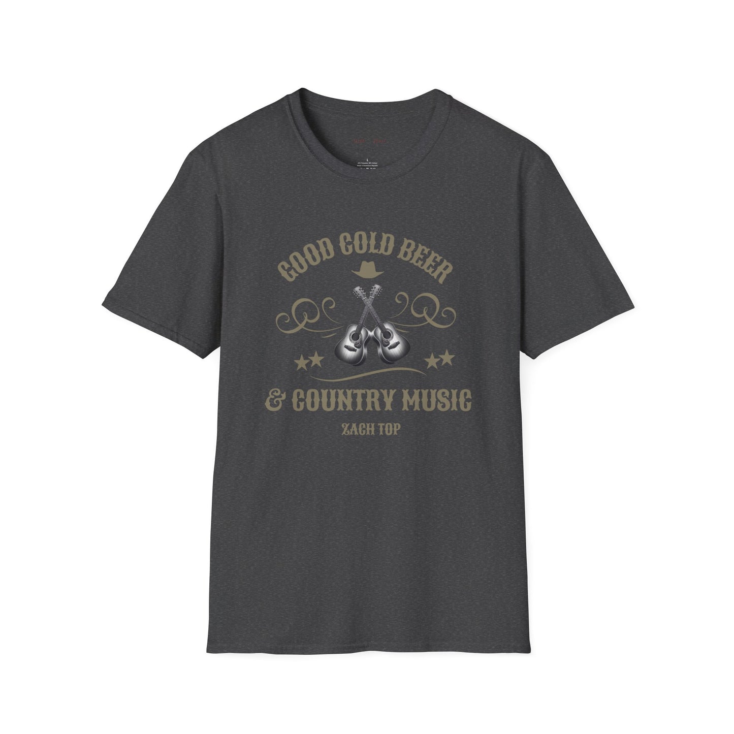 Good Cold Beer & Country Music T-Shirt, Country Shirt, Festival Tee, Western T-shirt, Concert T Shirt,