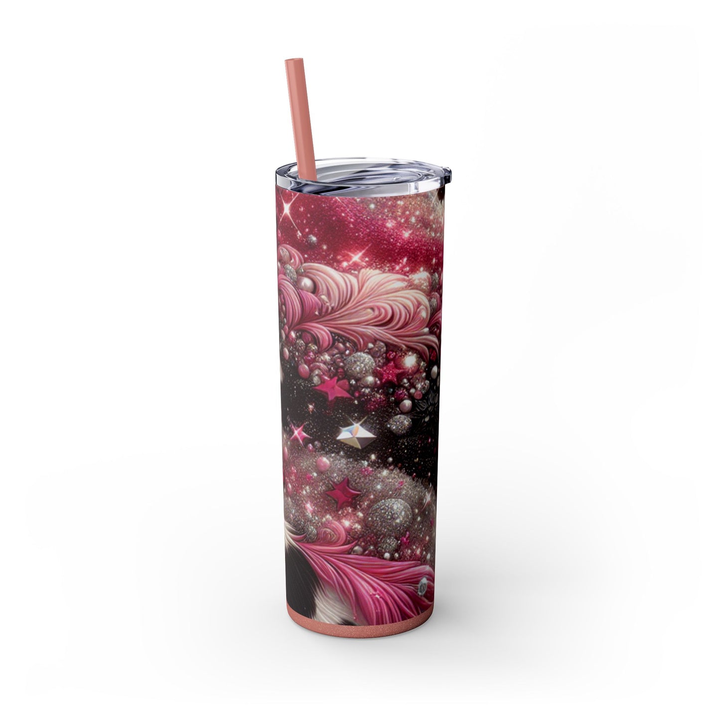 Glitzy Cow Pattern Tumbler 20 oz